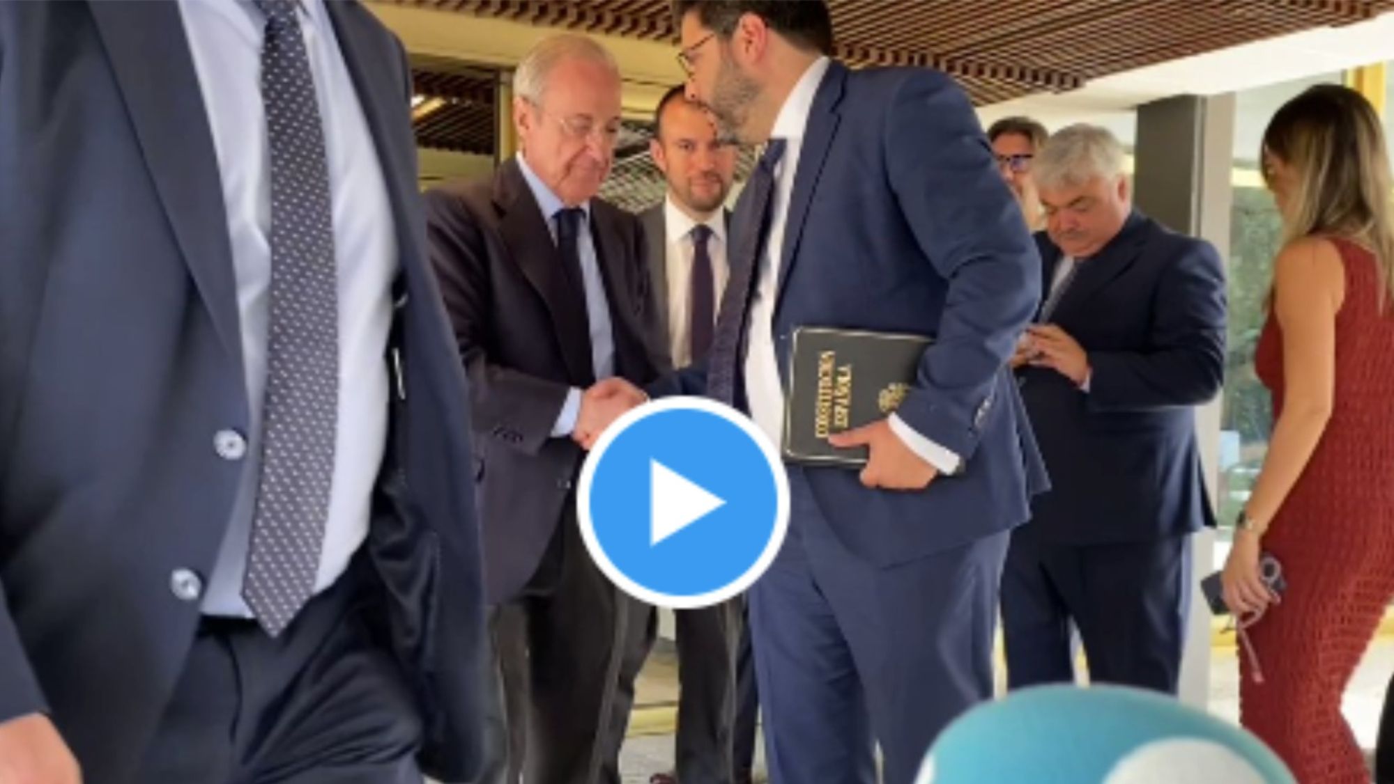 La reacción de Florentino cuando le preguntan sobre Mbappé