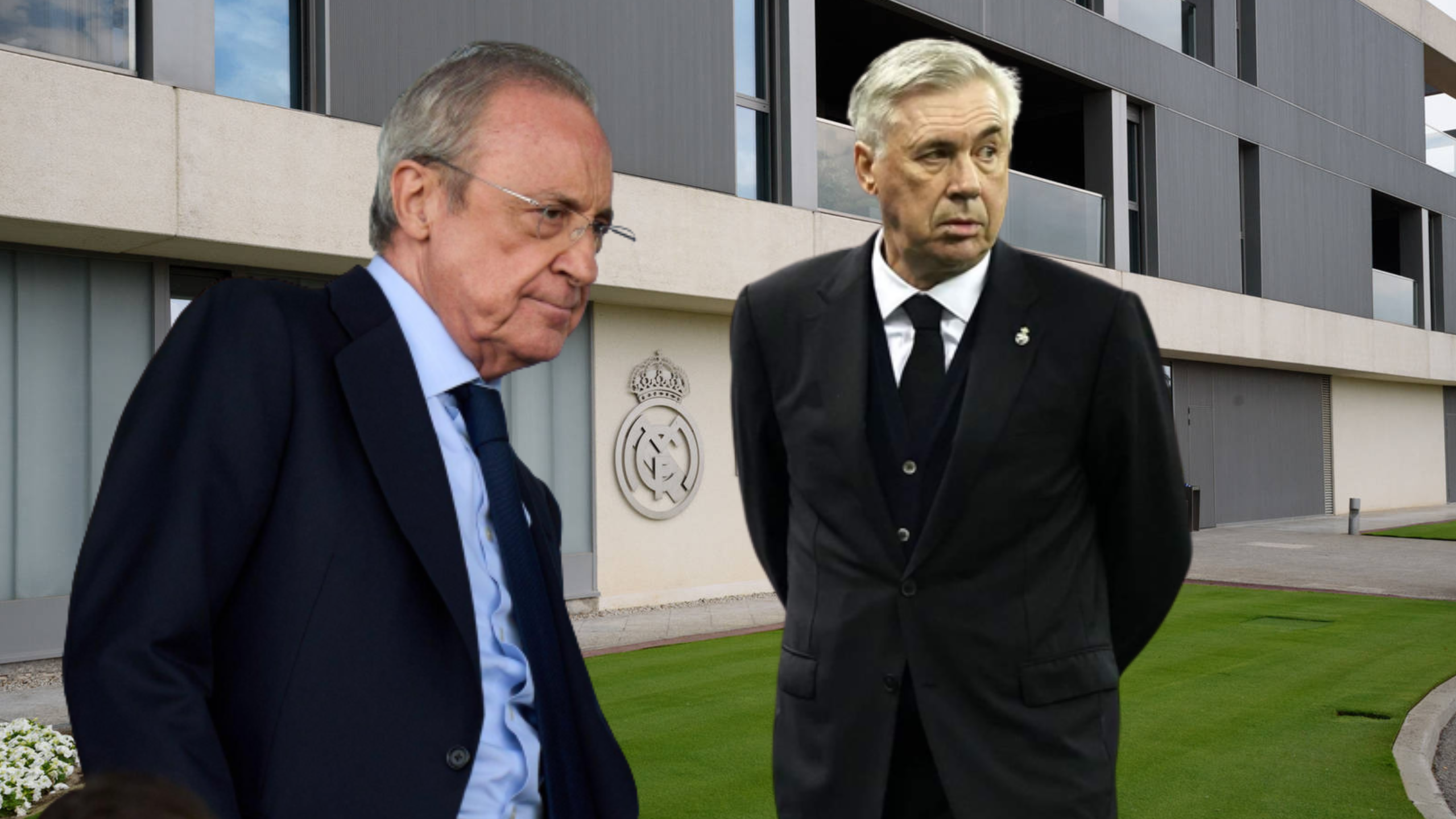 Florentino y Ancelotti 