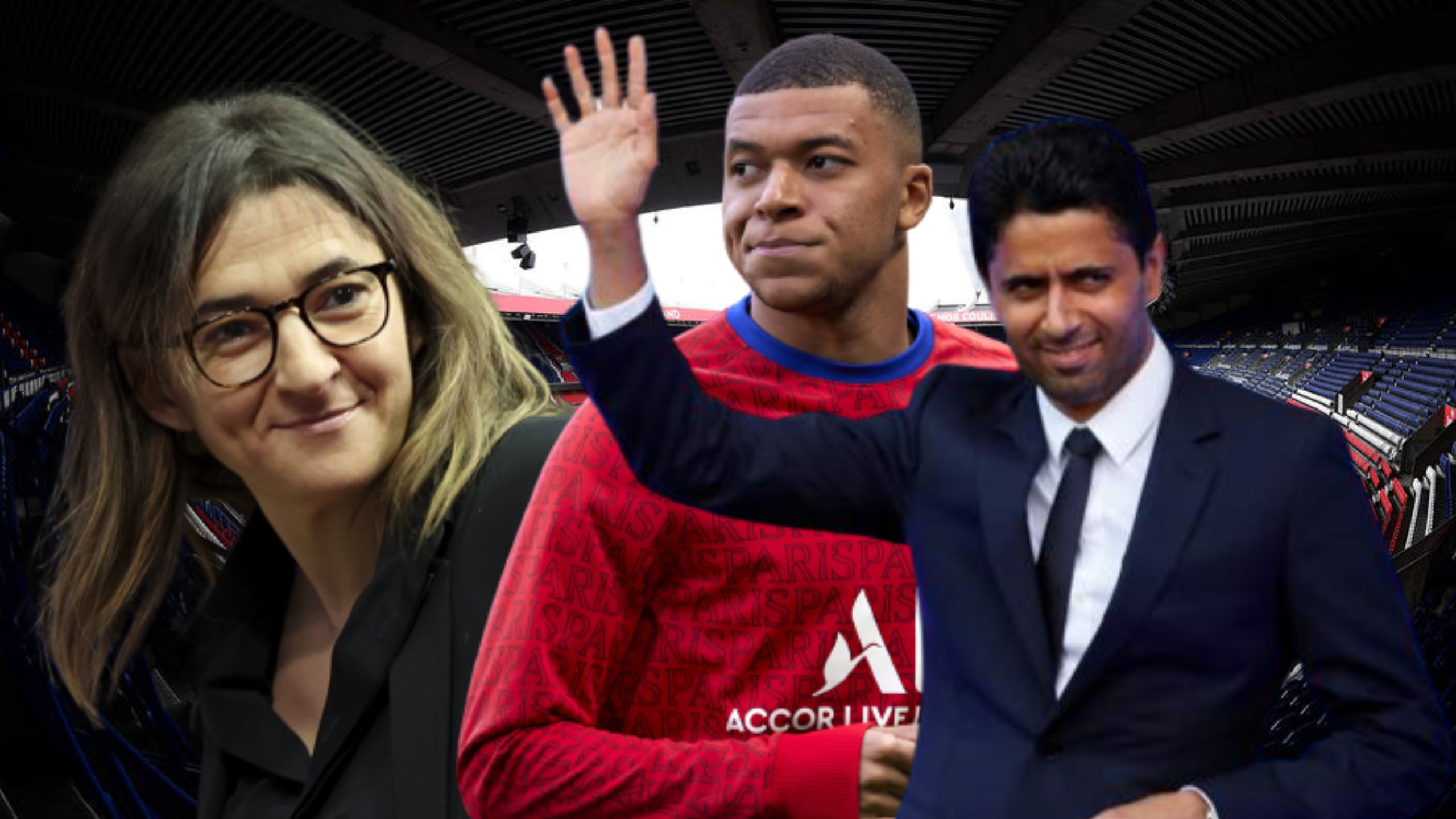 Fayza Lamari, Mbappé y Al-Khelaifi