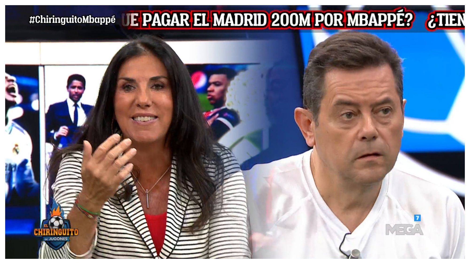 Cristina Cubero se engancha con Roncero por el fichaje de Mbappése queda de piedra