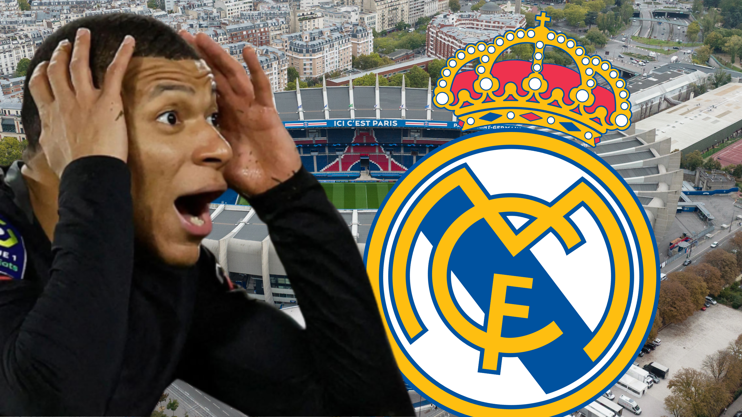 Mbappé sorprendido en París 