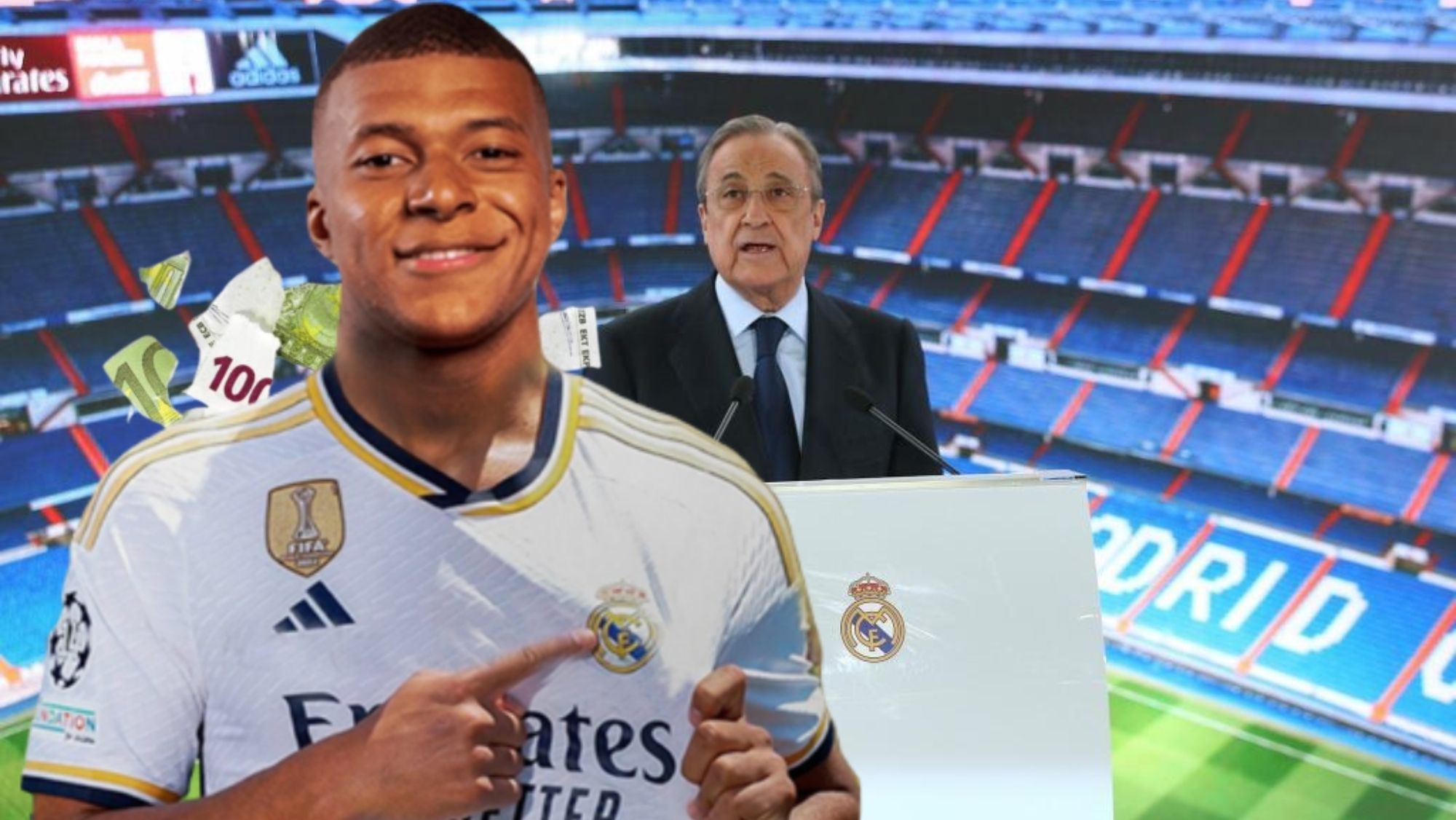 Florentino aprueba un esfuerzo histórico: la prima y el salario que va a cobrar Mbappé Florentino aprueba un esfuerzo histórico: la prima y el salario que va a cobrar Mbappé