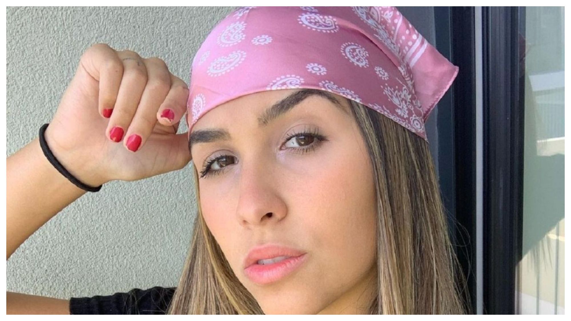 Luana, novia de Rodrygo Goes