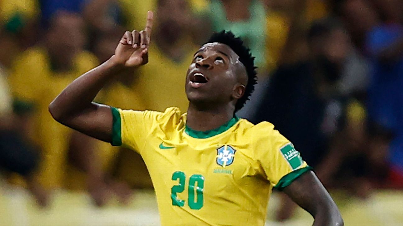 Vinicius dedica un gol a alguien muy especial tras haber marcado con su selección
