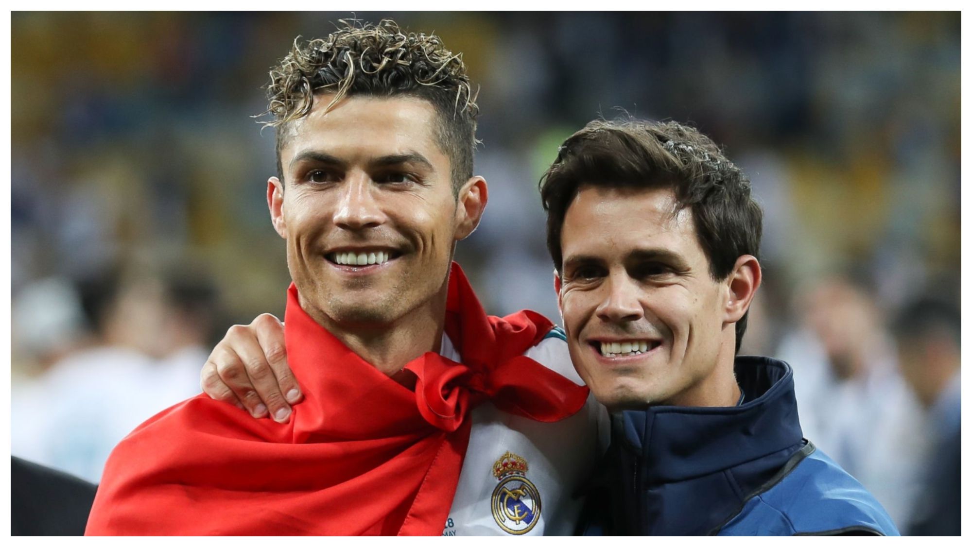 Cristiano Ronaldo y Edu Aguirre