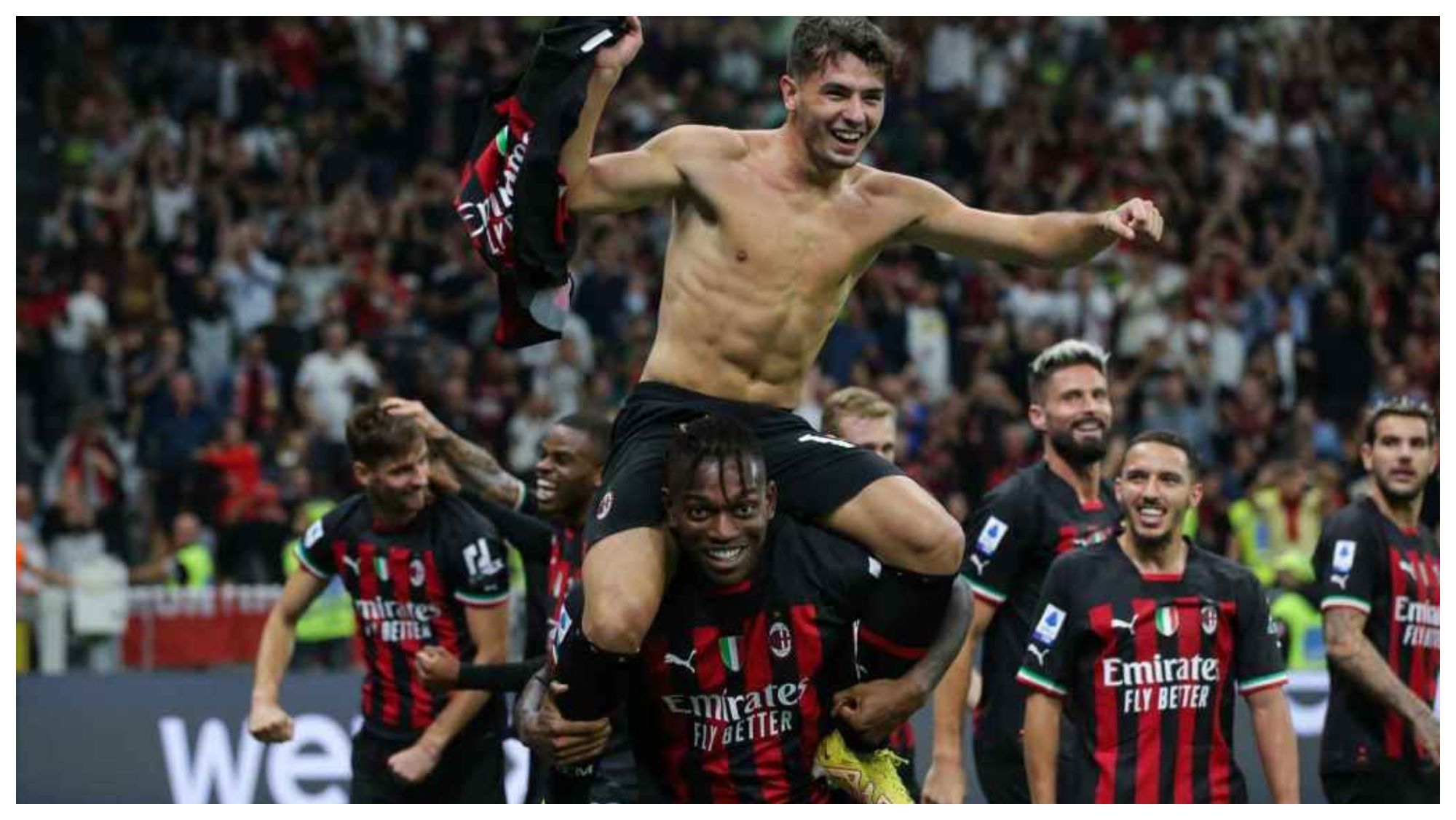 Brahim con el AC Milan / Europa Press