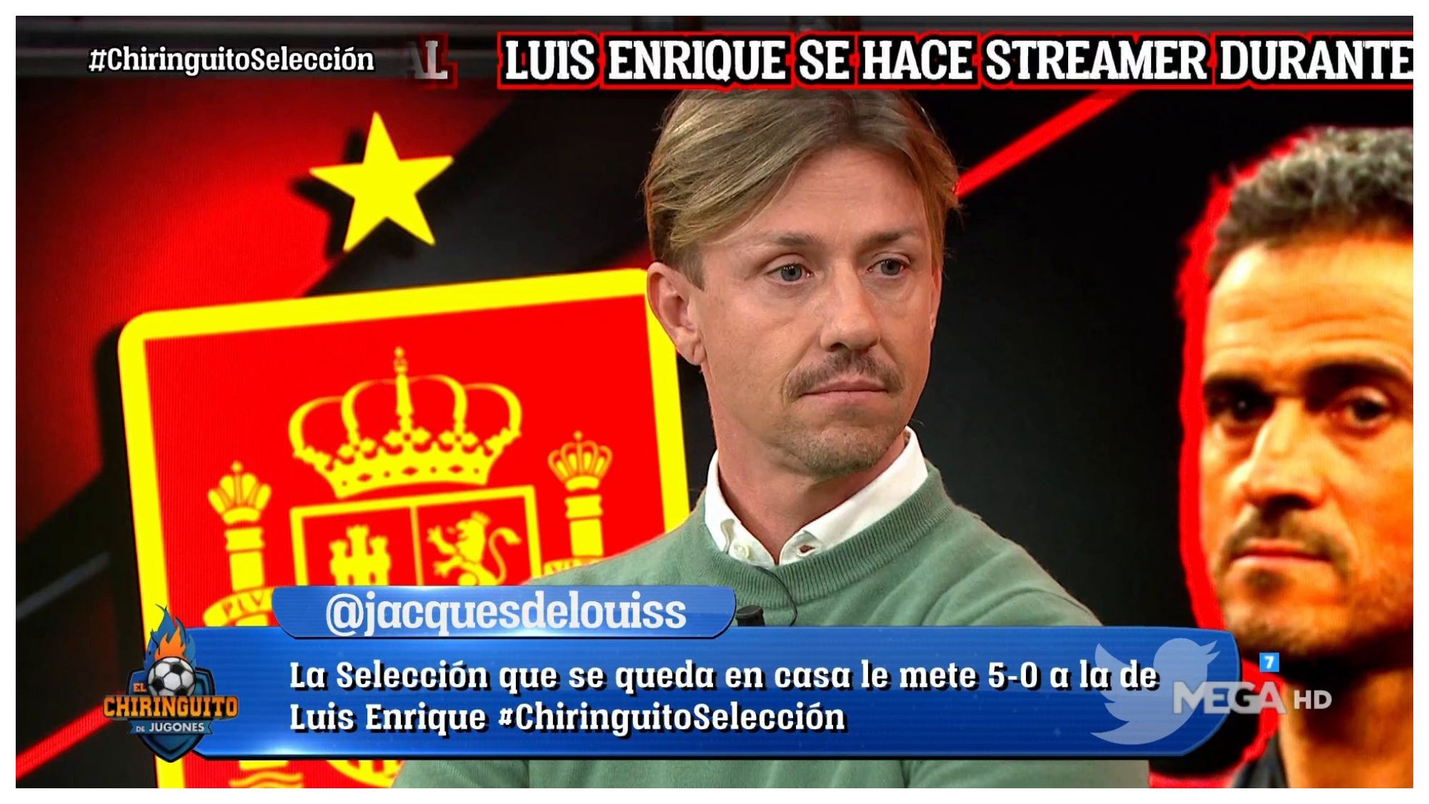 Guti en 'El Chiringuito' / Atresmedia