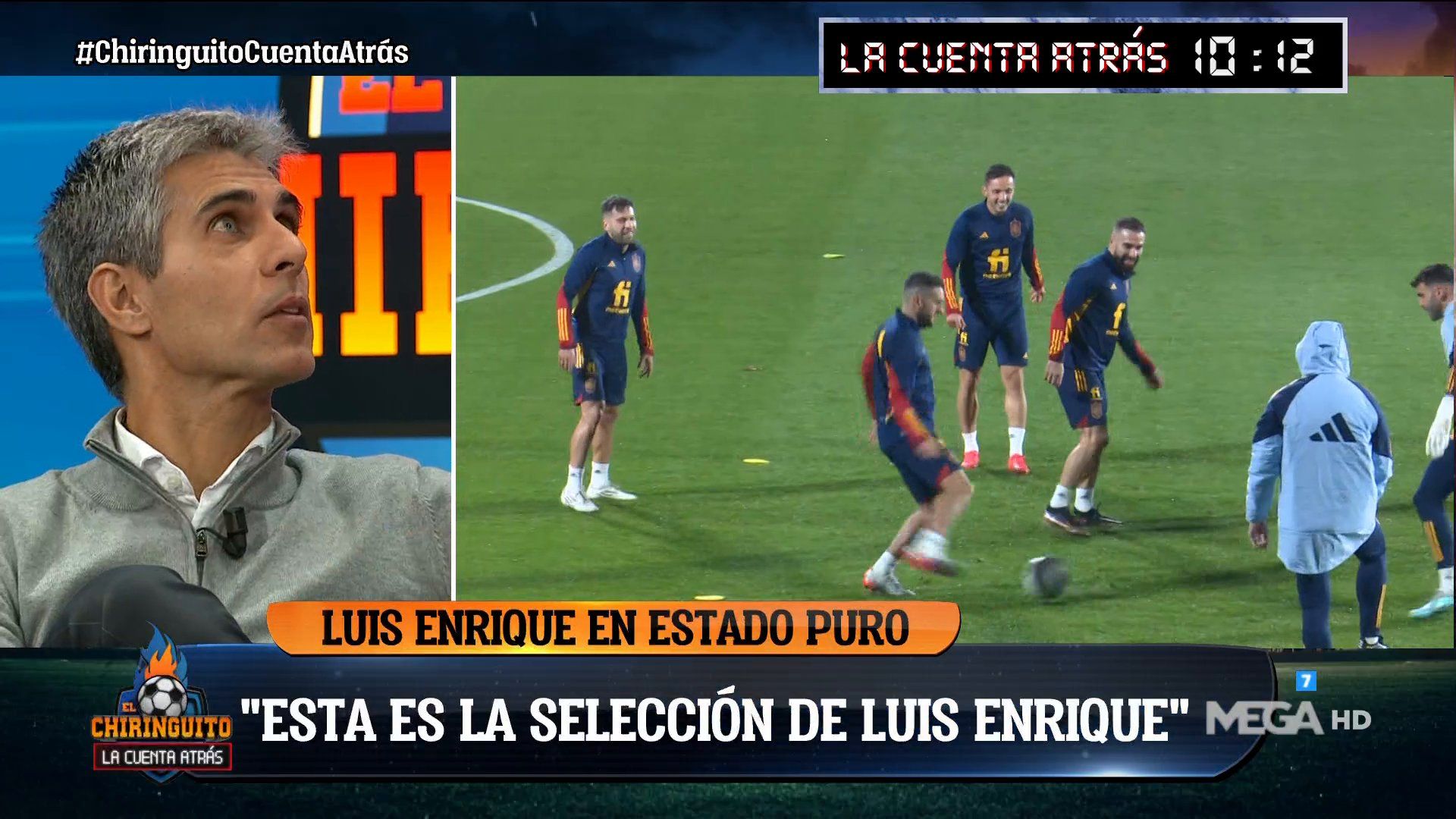 José Luis Sánchez, explotó ayer en "El Chiringuito" contra Luis Enrique