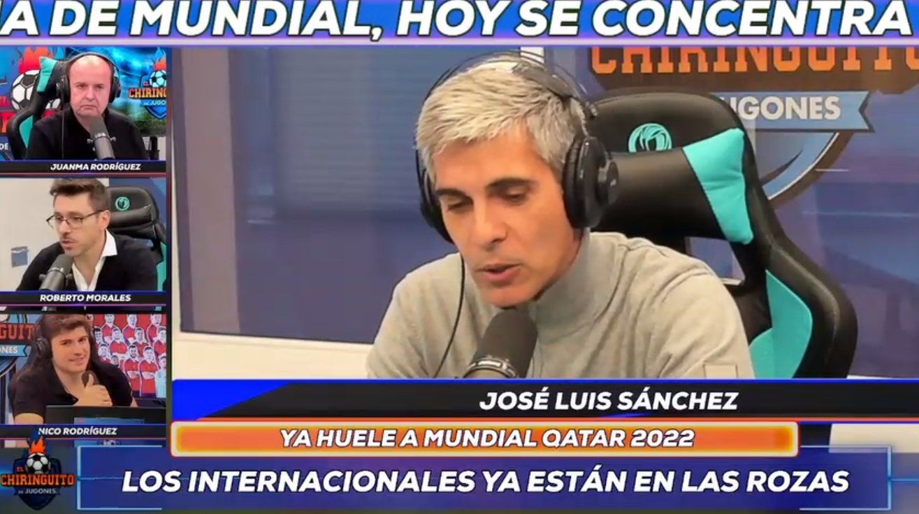 José Luis Sánchez en 'El Chiringuito'