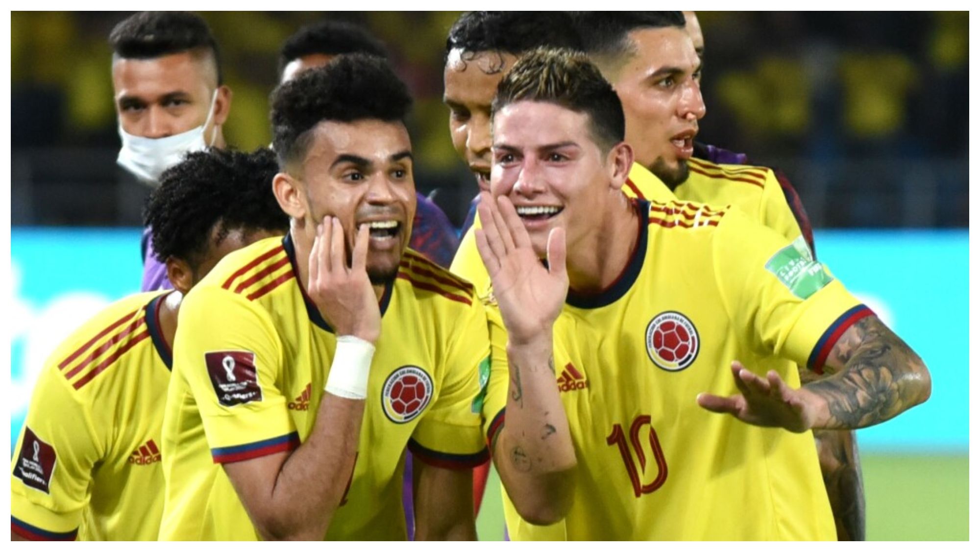 Luis Díaz y James Rodríguez Luis Díaz y James Rodríguez