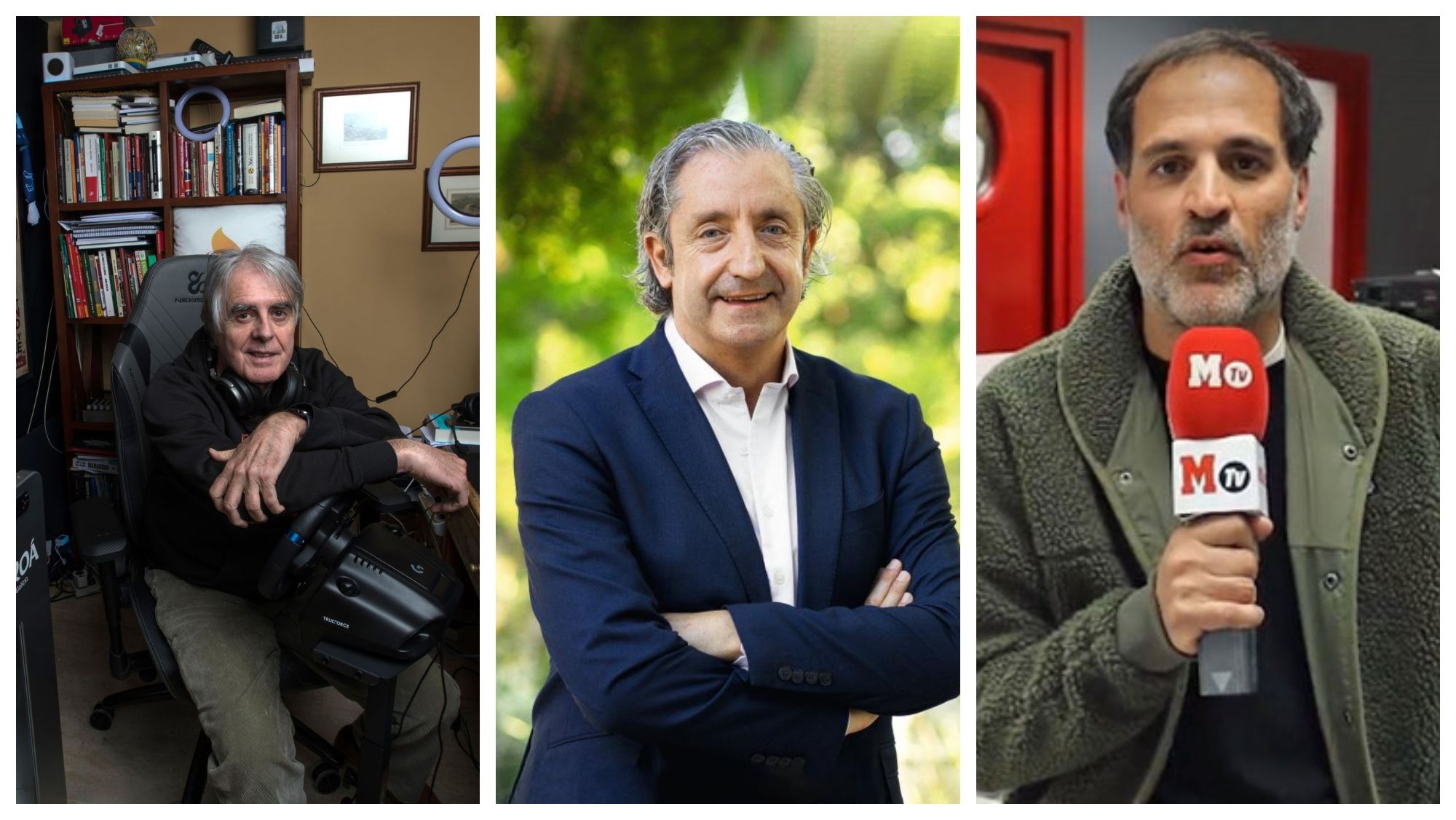 Siro López, Josep Pedrerol y David Sánchez