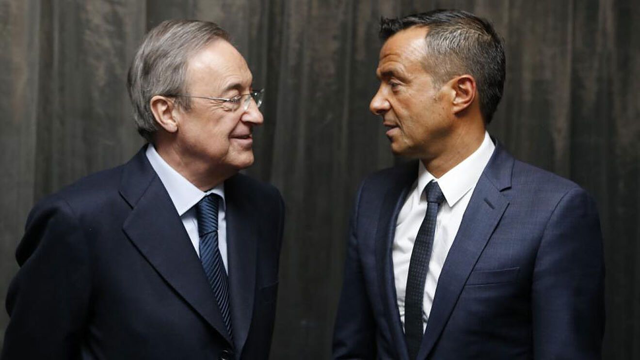 Jorge Mendes lleva tiempo sin tener contactos con la directiva madridista