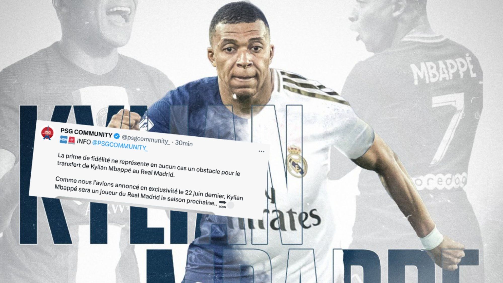 En Francia lo destapan: Mbappé se va al Real Madrid y queda resuelto el bonus de fidelidad