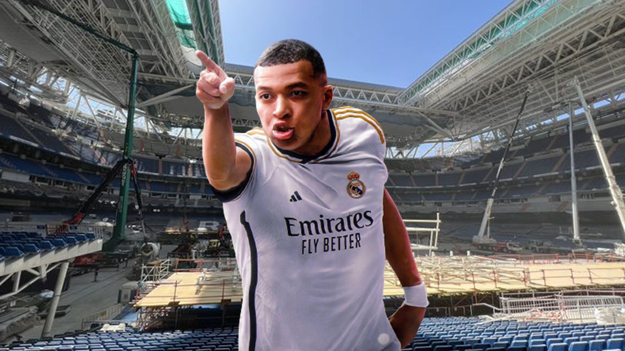 La foto impresiona: el Bernabéu estaría listo para la presentación de Mbappé La foto impresiona: el Bernabéu estaría listo para la presentación de Mbappé