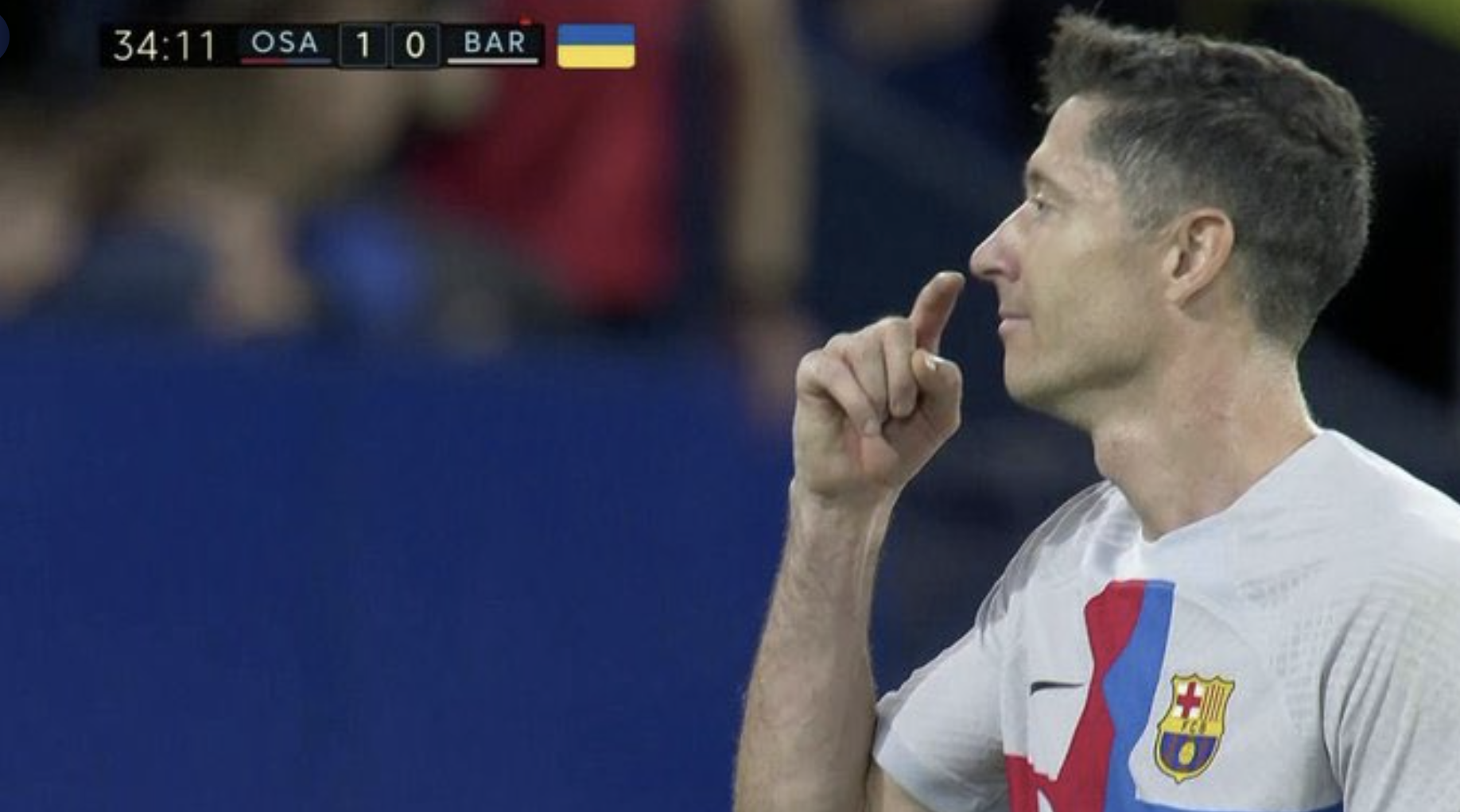 El feo gesto de Lewandowski por el que le han caído tres partidos 