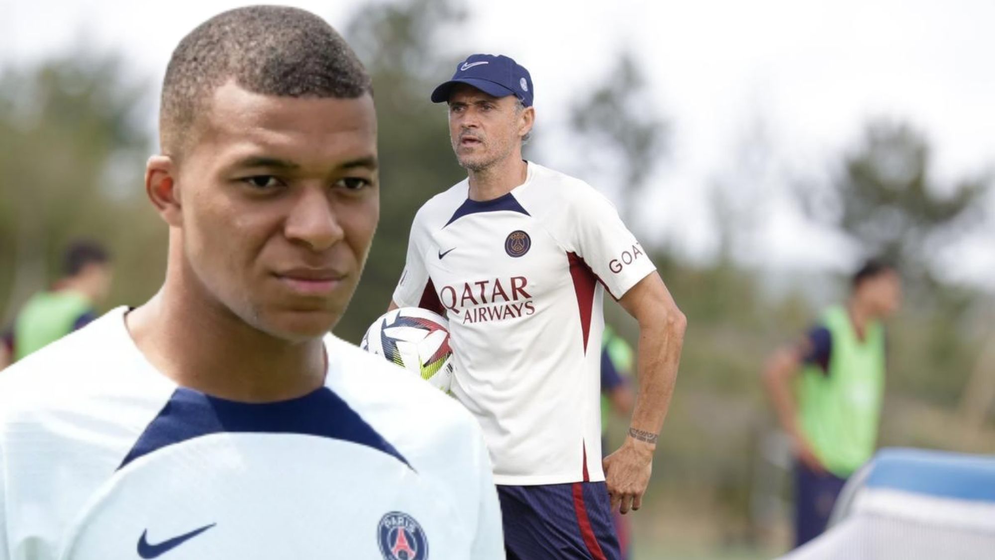 Mbappé se fue a por Luis Enrique y se lo dijo a la cara tras el entreno: "Yo quiero p..."