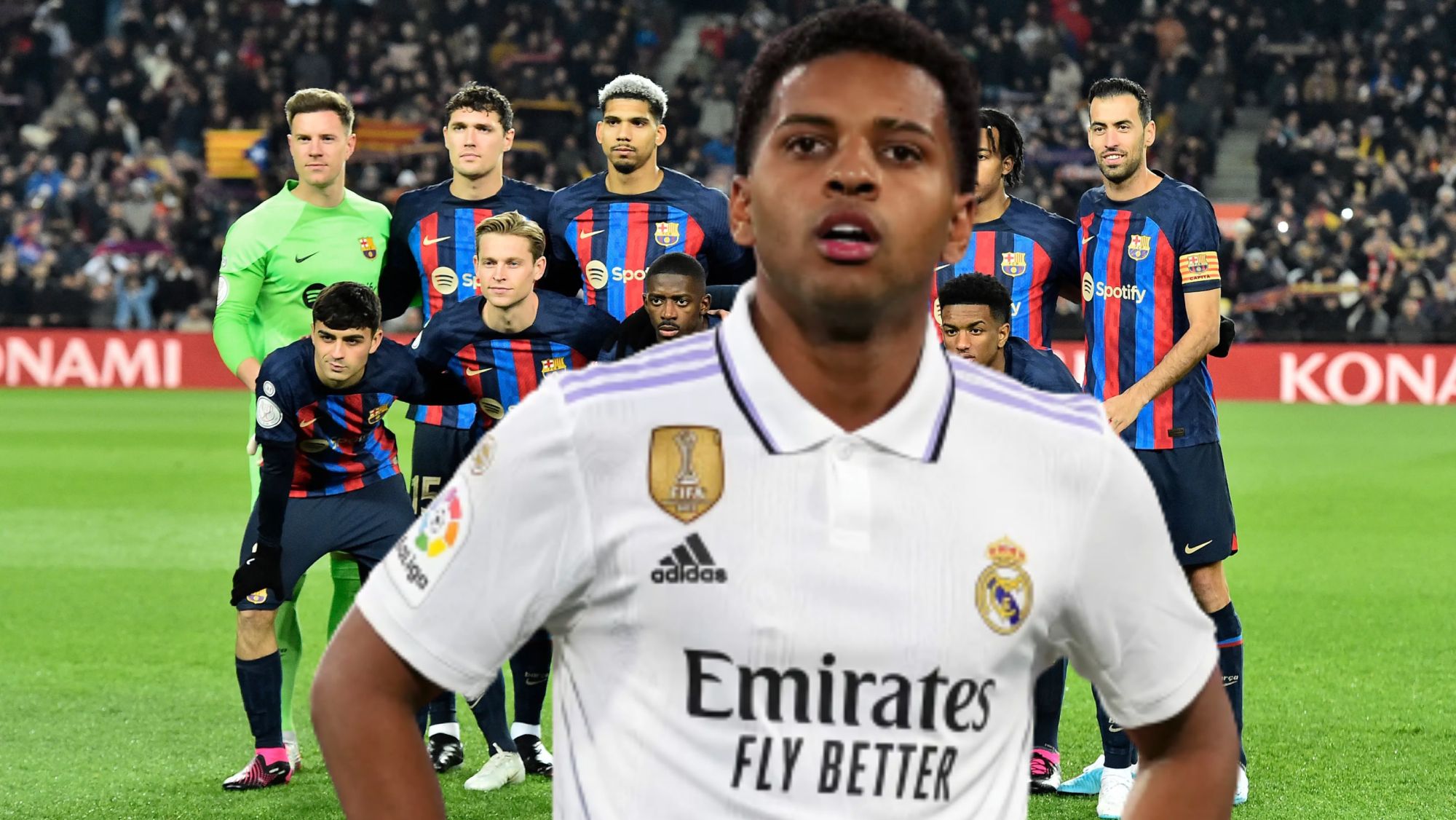 Rodrygo sorprende: el único jugador del Barça que ficharía para el Real Madrid
