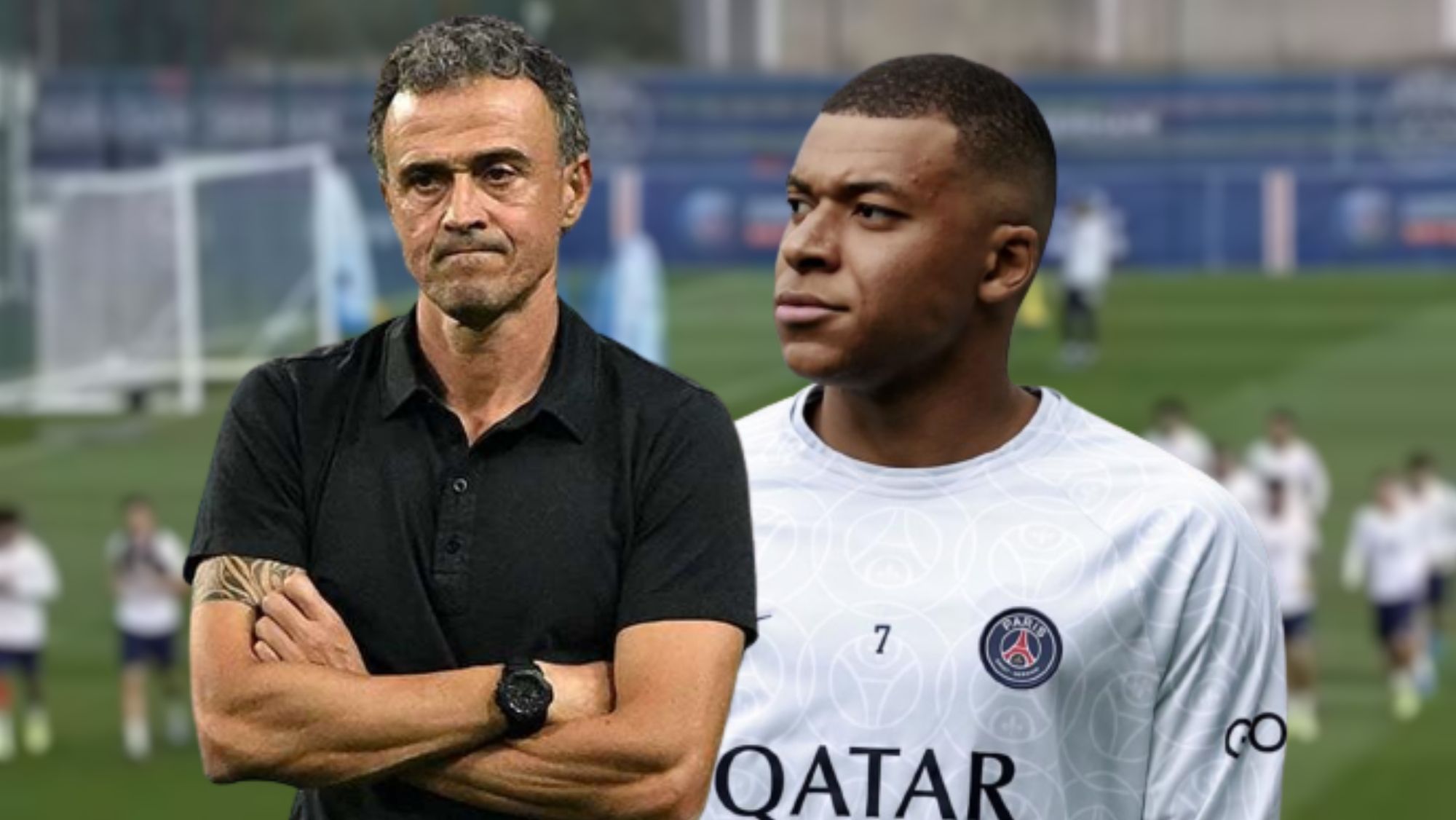 La reacción de Luis Enrique tras los primeros días con Mbappé La reacción de Luis Enrique tras los primeros días con Mbappé