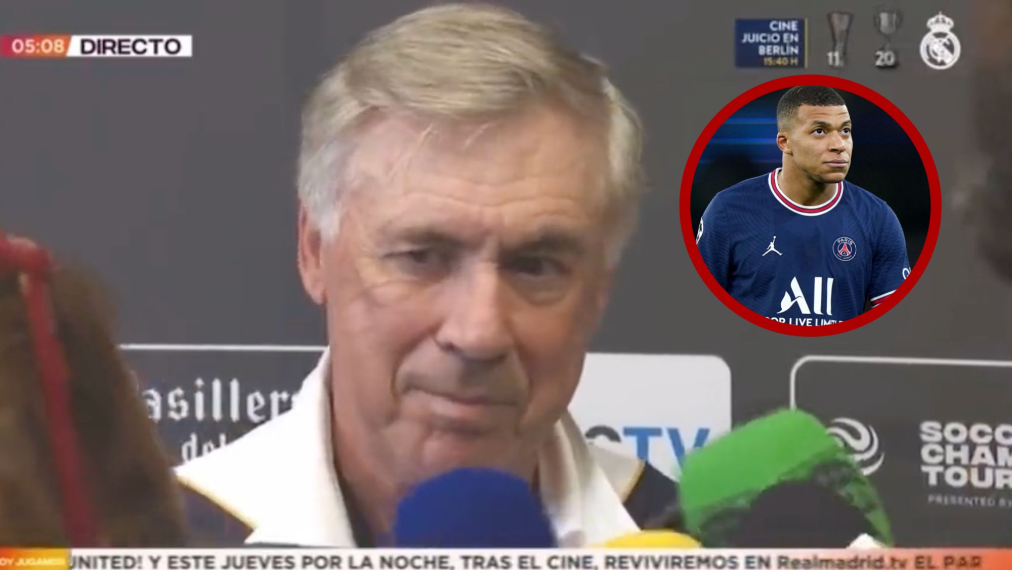 Preguntan a Ancelotti por Mbappé y su sonrisa le delata: la respuesta ya es viral