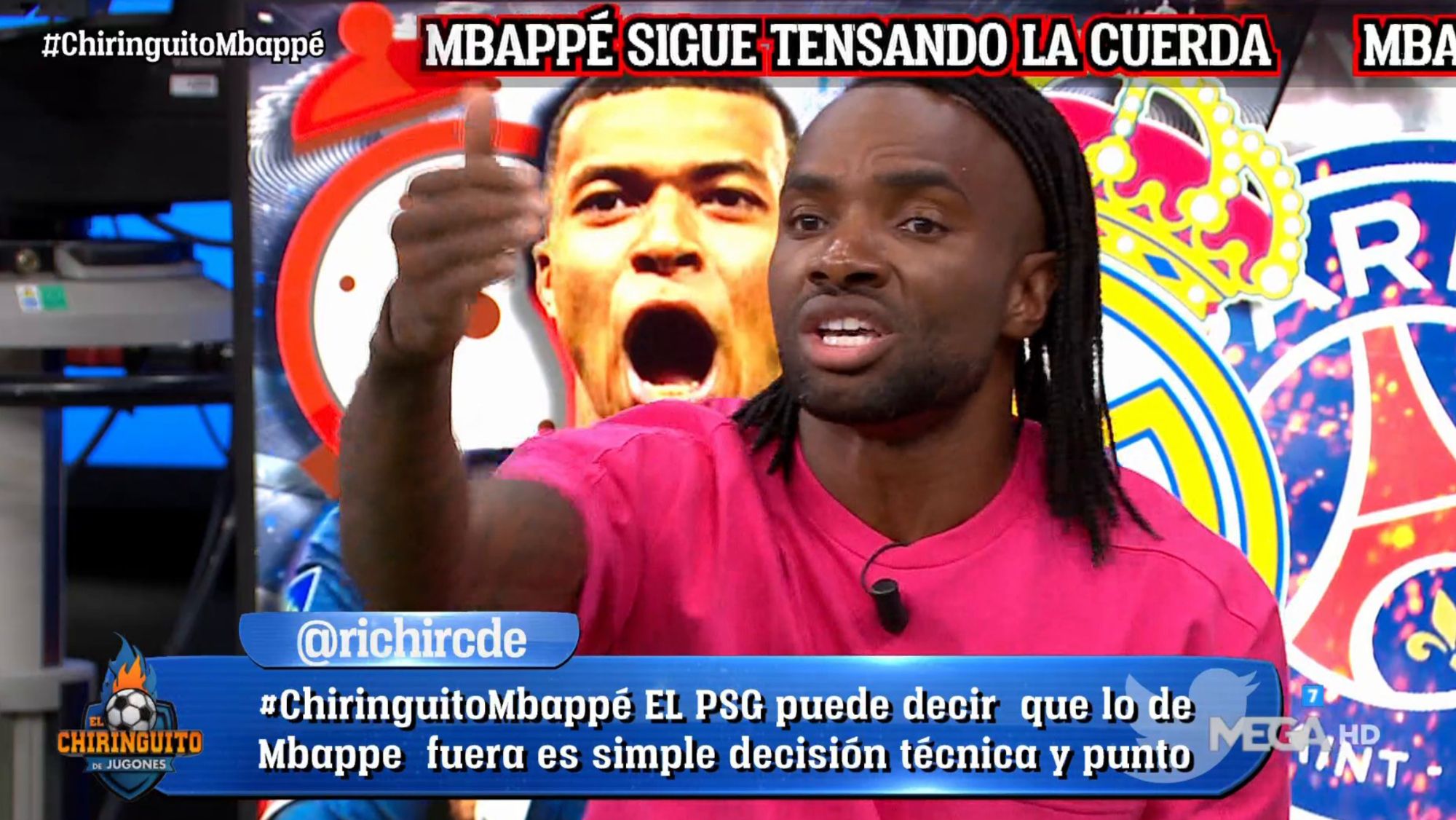 La reacción de Balboa al fichaje de Mbappé por el Real Madrid: "Si este año no viene, c..."