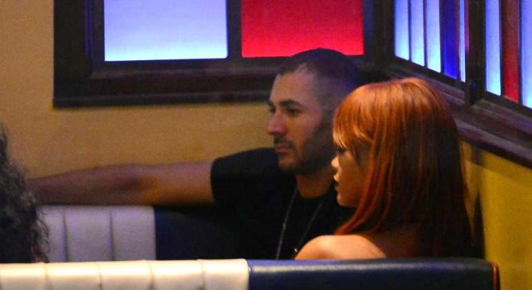 benzema y rihanna
