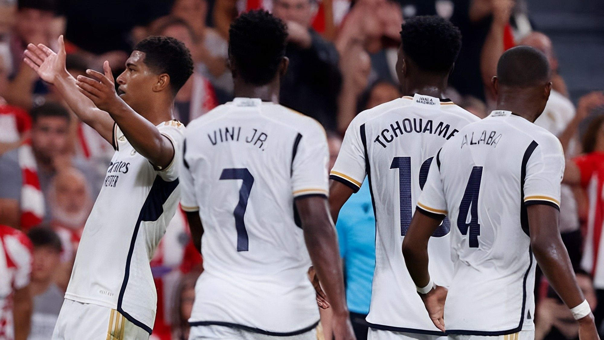 Bellingham y su enganchón más viral con un compañero: la reacción no tiene desperdicio