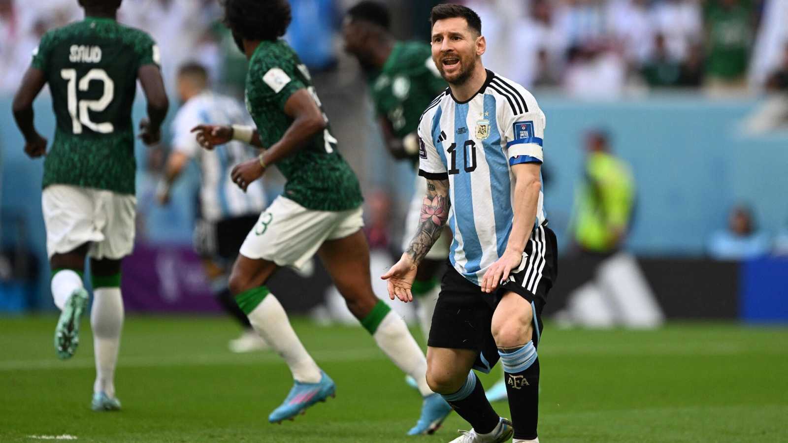 Arabia Saudí dio la gran sorpresa y derrotó a la Argentina de Leo Messi