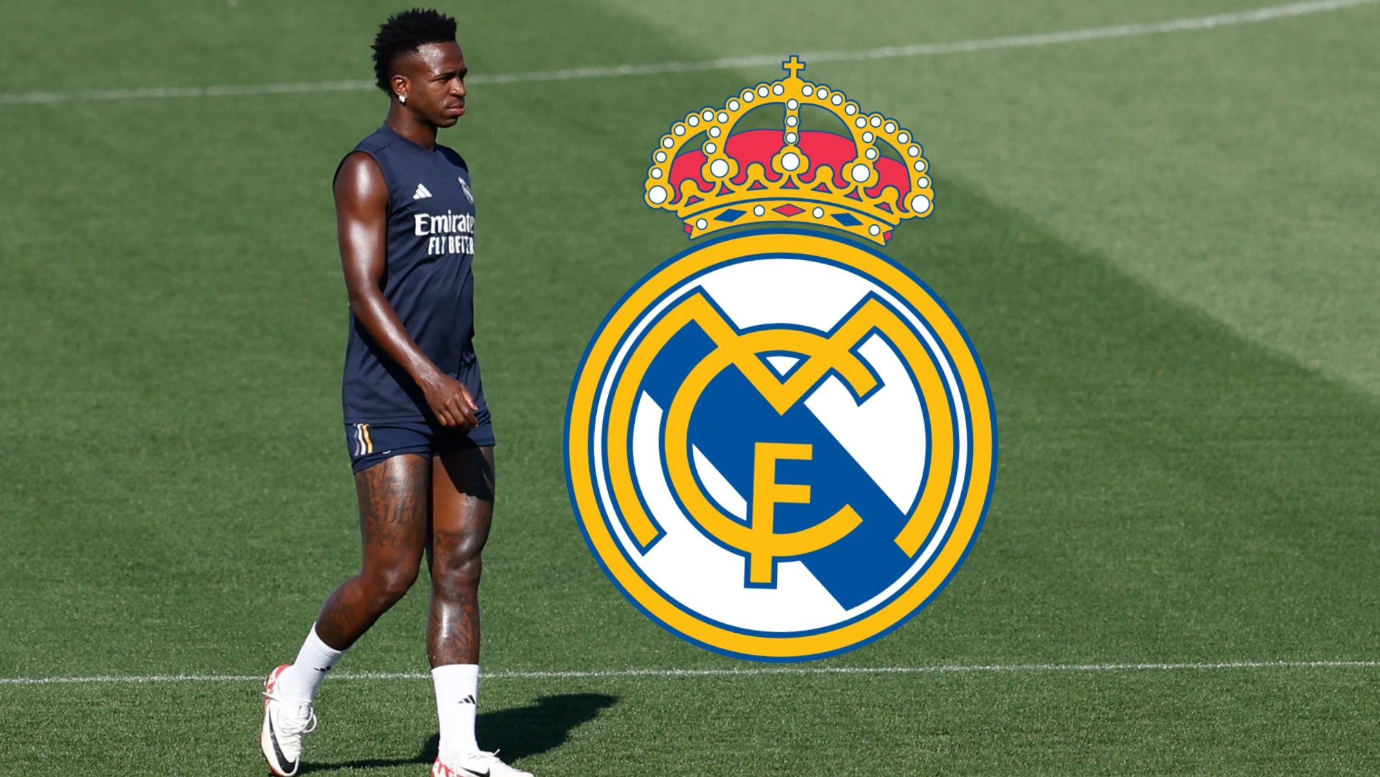 Vinicius da una respuesta al Liverpool tras los rumores sobre su salida en 2024