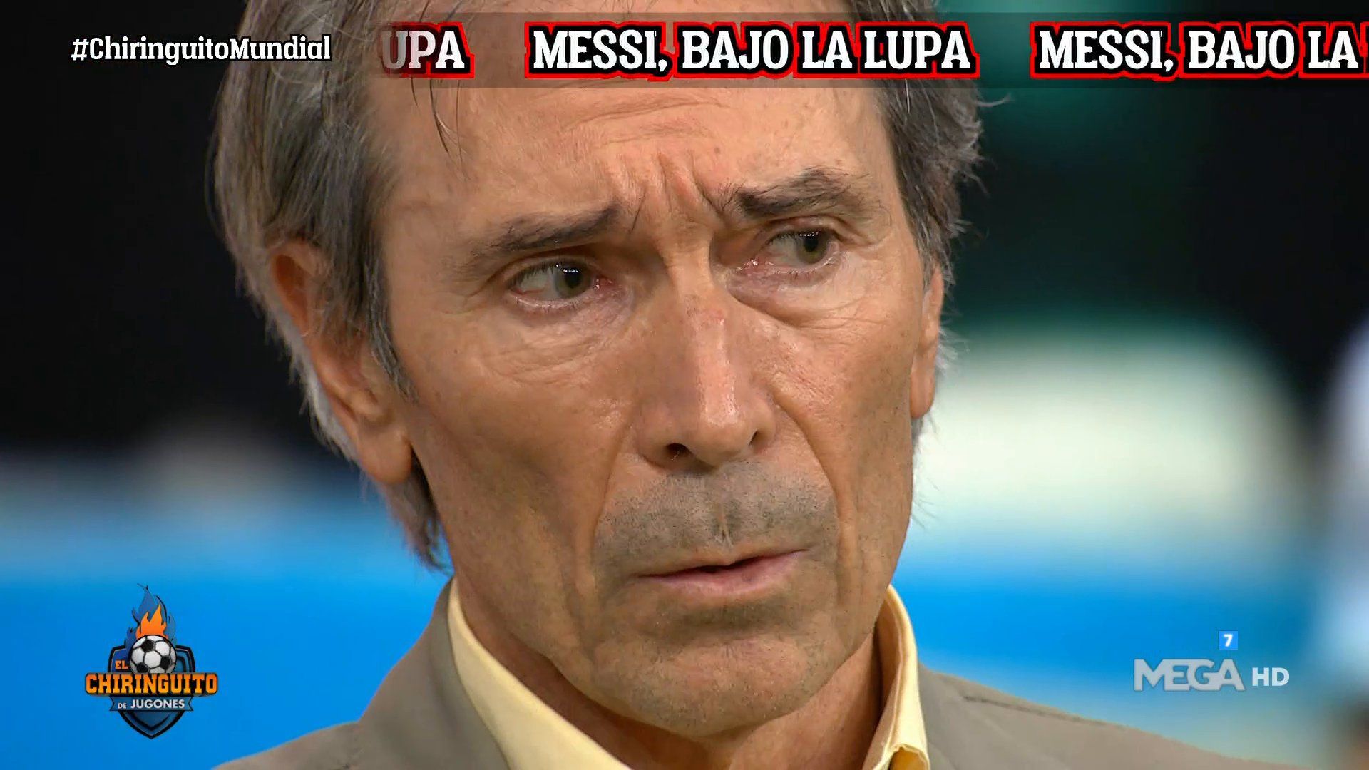 El Lobo Carrasco salió retratado ayer en "El Chiringuito" El Lobo Carrasco salió retratado ayer en "El Chiringuito"