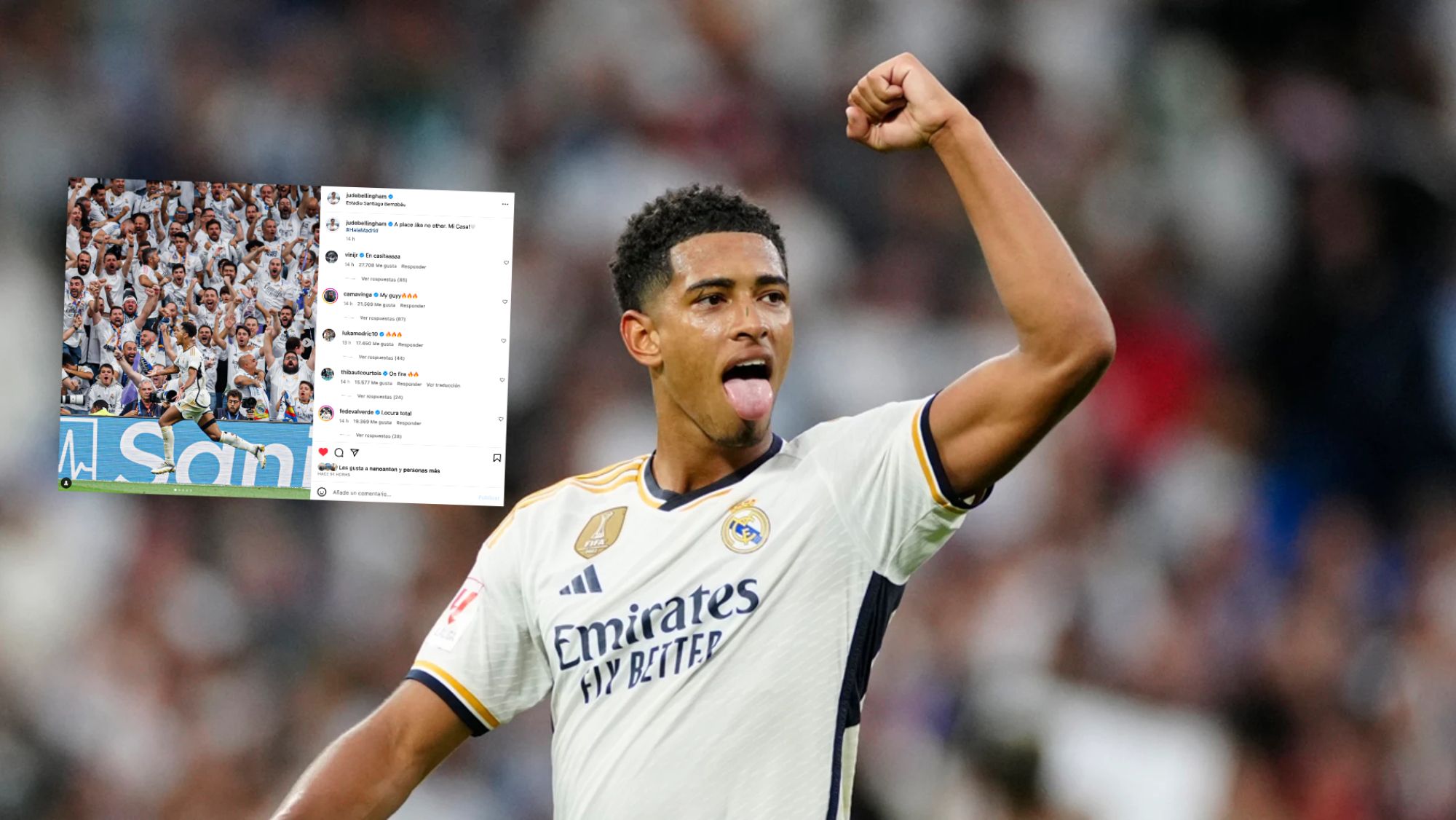 Calafat está loco por su fichaje y comenta en la publicación de Bellingham: alucinó con su gol