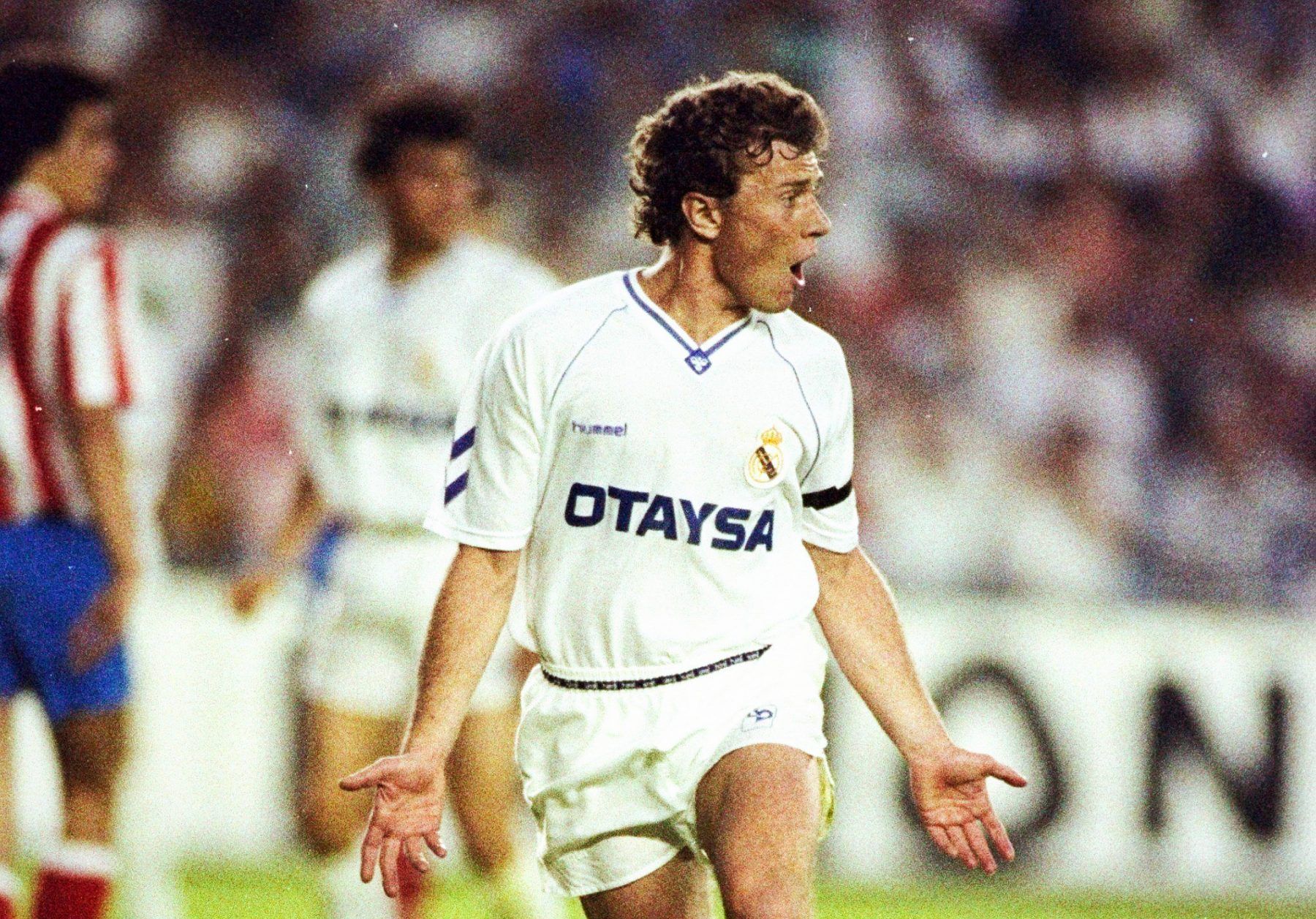 Emilio Butragueño en su etapa de futbolista