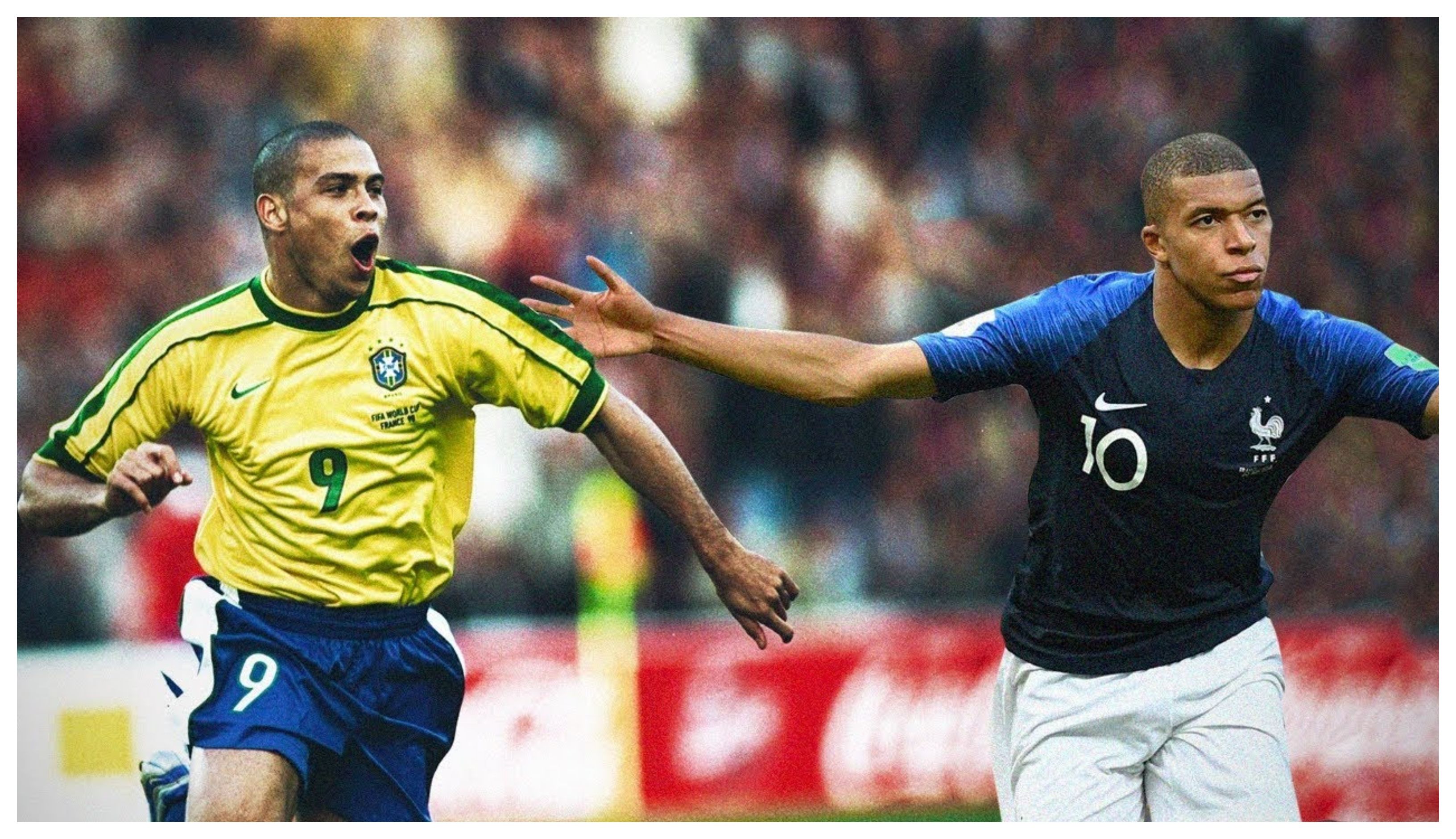 Ronaldo Nazario y Kylian Mbappé, 'Os fenomenos'.