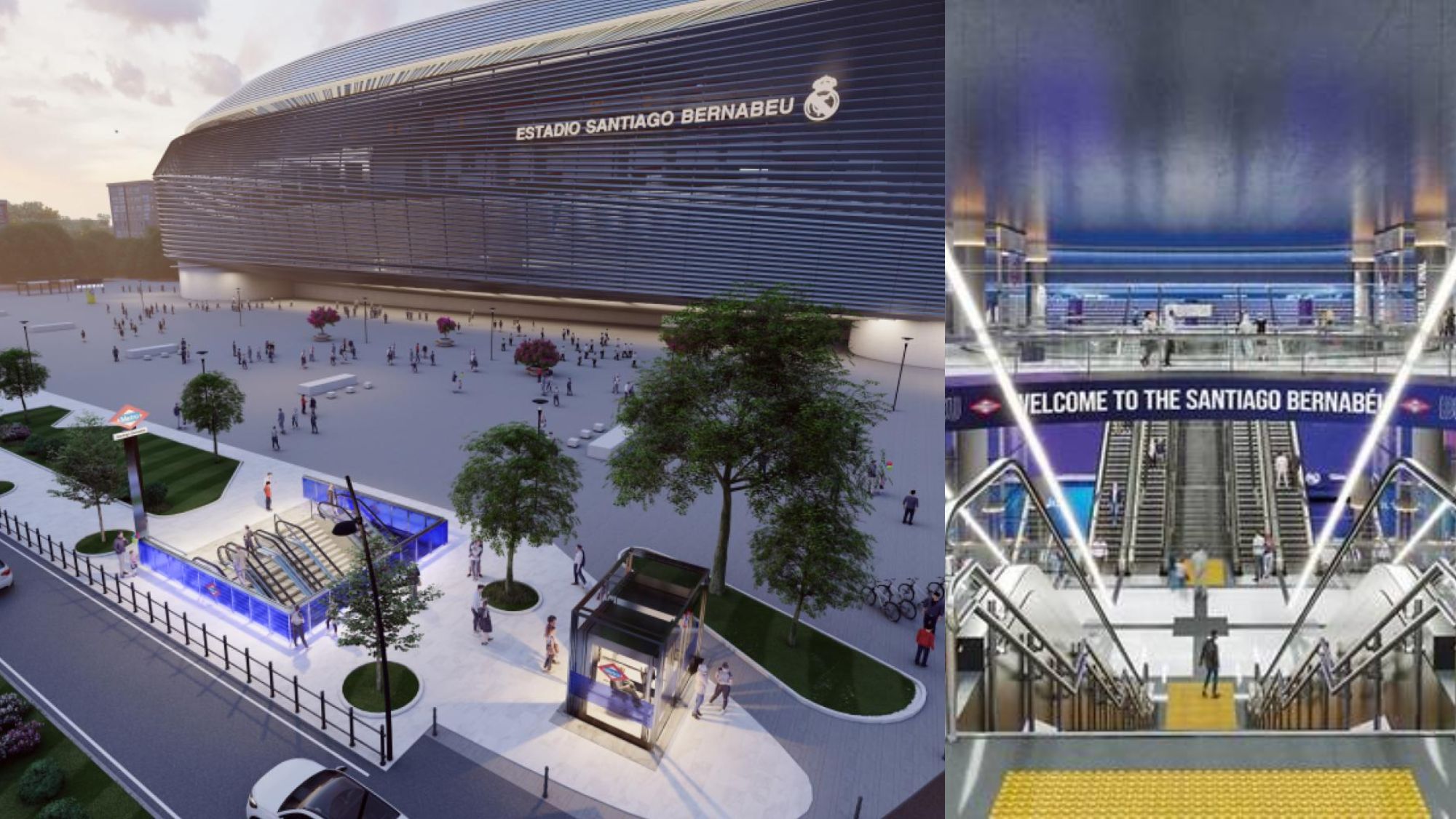 La nueva estación de metro del Santiago Bernabéu: 68M€ y ya hay fecha oficial