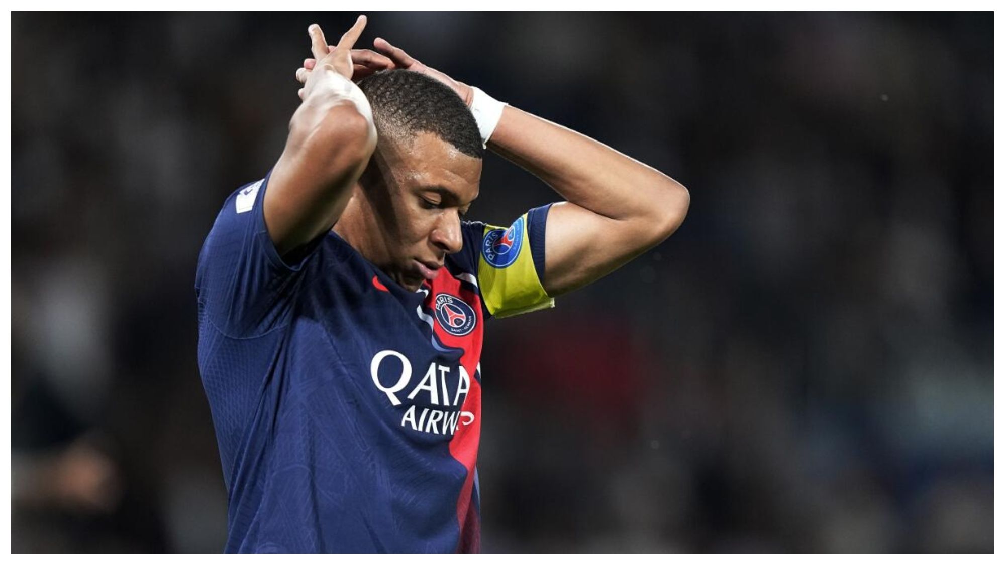 Mbappé, K.Oel gesto que no se vio en TV tras la última derrota del PSG