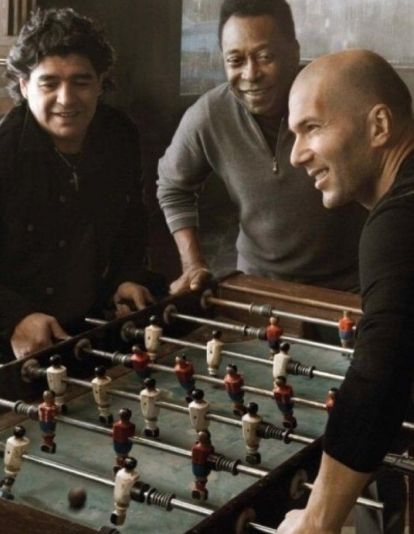 Maradona, Pelé y Zidane