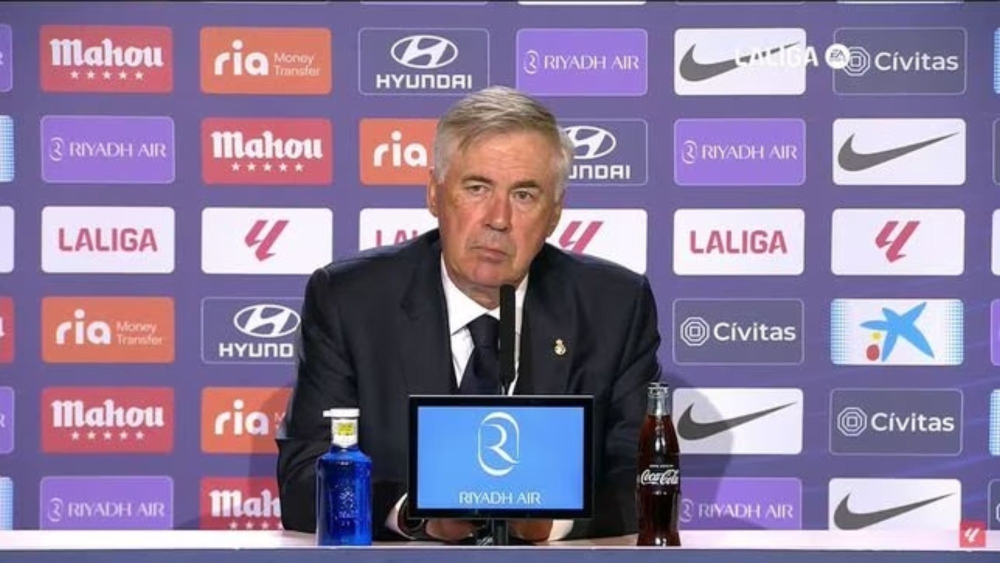 Ancelotti contesta a Gil Marín tras su brutal rajada contra el Real Madrid: “Para mí…” Ancelotti contesta a Gil Marín tras su brutal rajada contra el Real Madrid: “Para mí…”