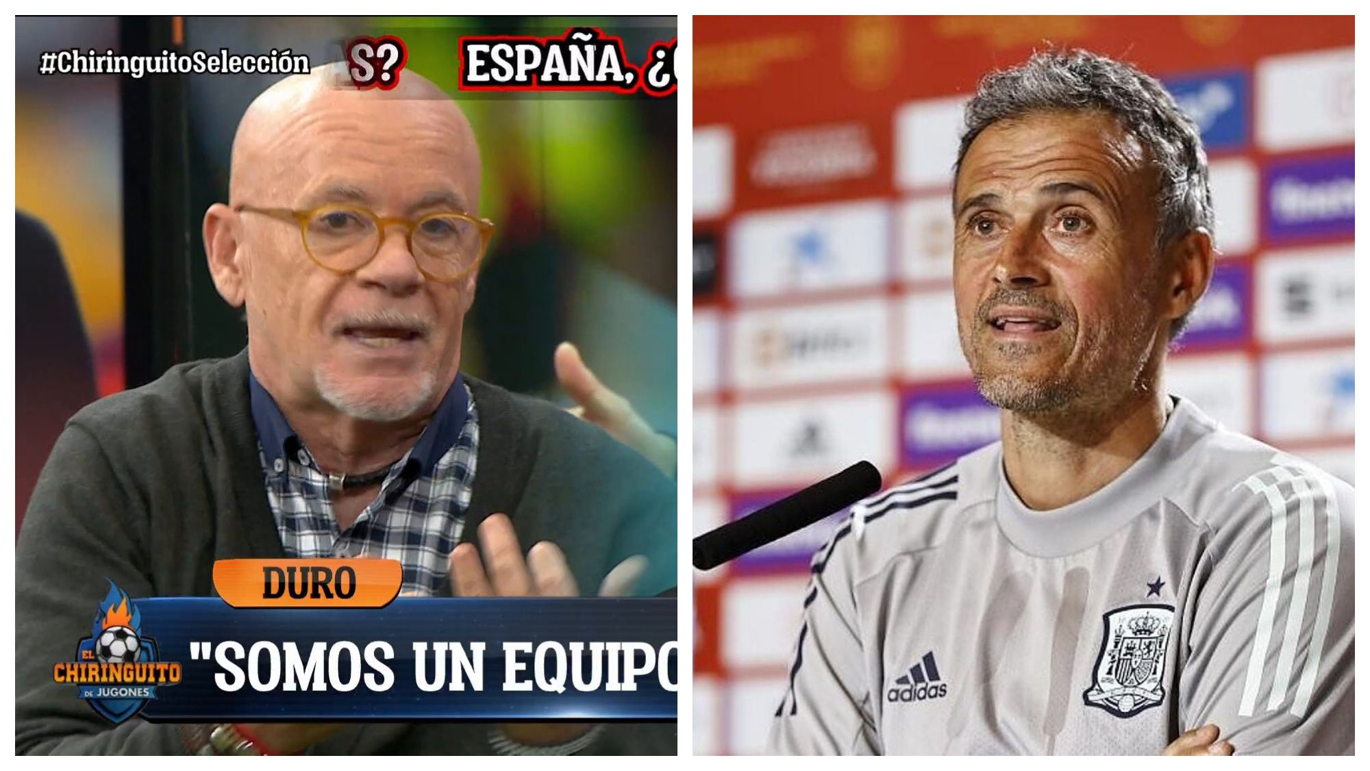 Alfredo Duro y Luis Enrique