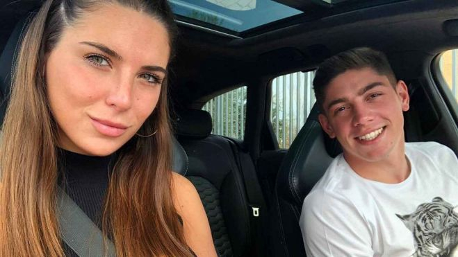 Fede Valverde y su pareja