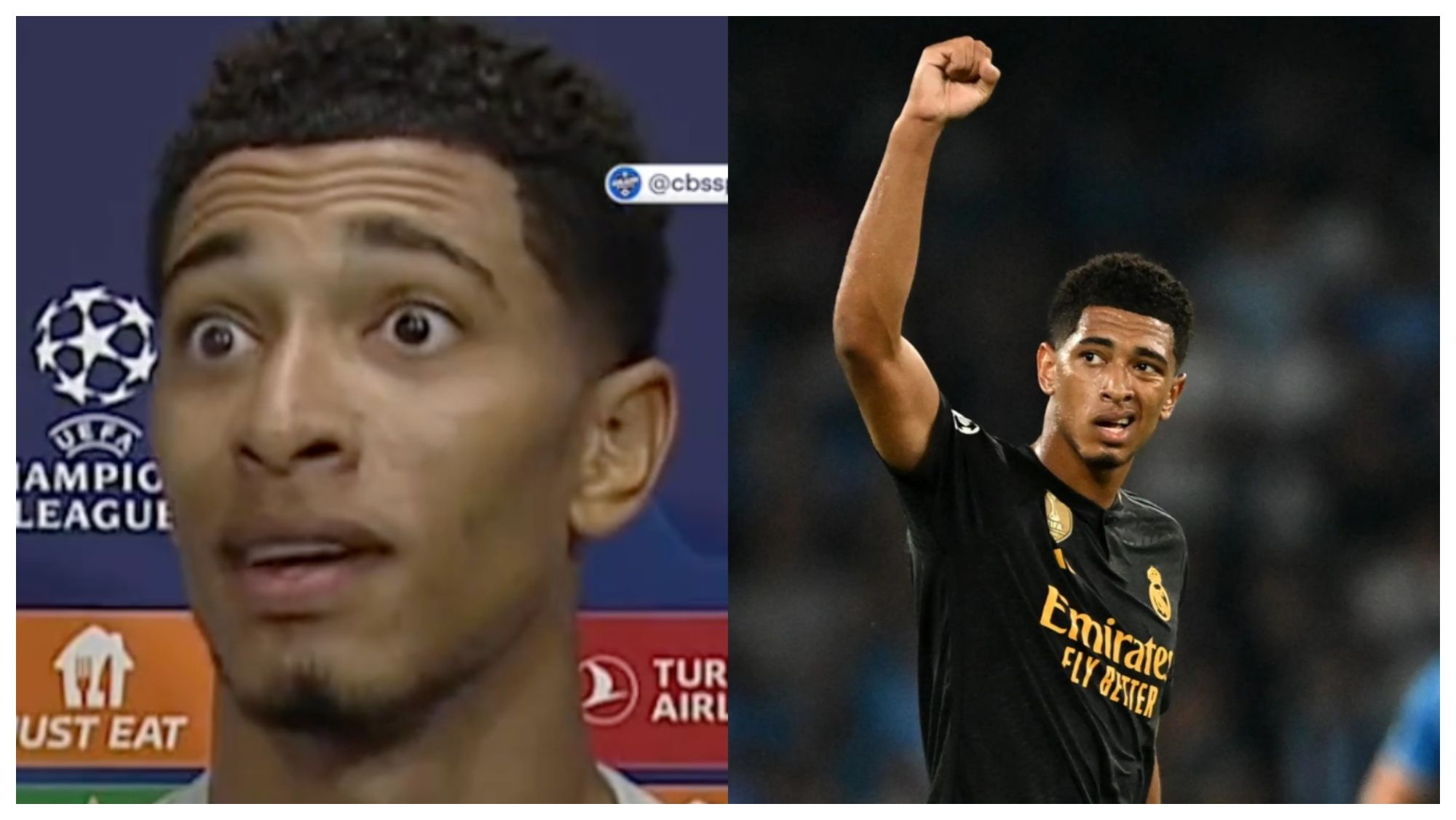 Bellingham se queda alucinadoel periodista se equivoca y su cara lo dice todo Bellingham se queda alucinadoel periodista se equivoca y su cara lo dice todo