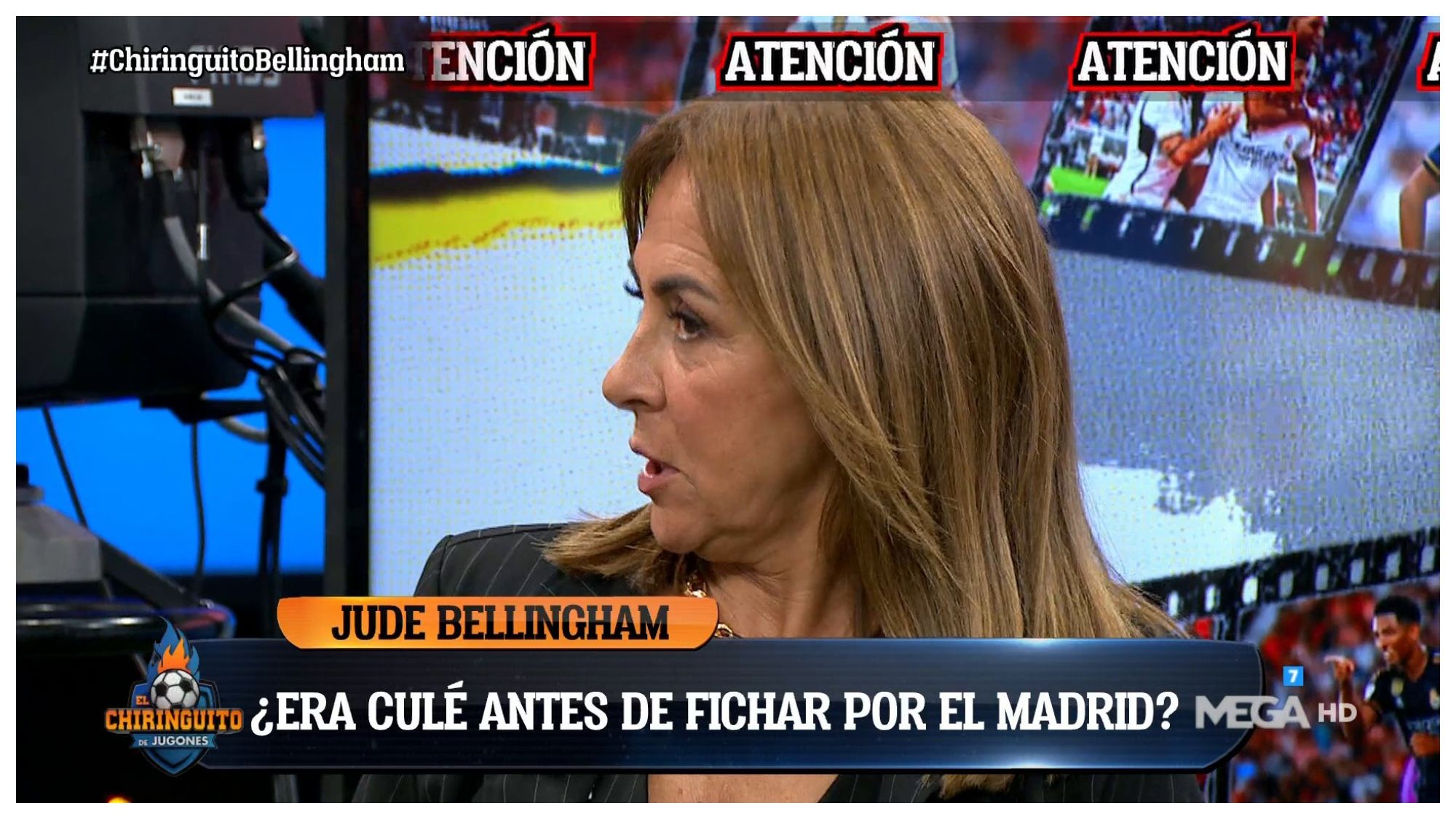 Carme Barceló la lía en El Chiringuitose pronuncia sobre Bellingham y su pasado culé