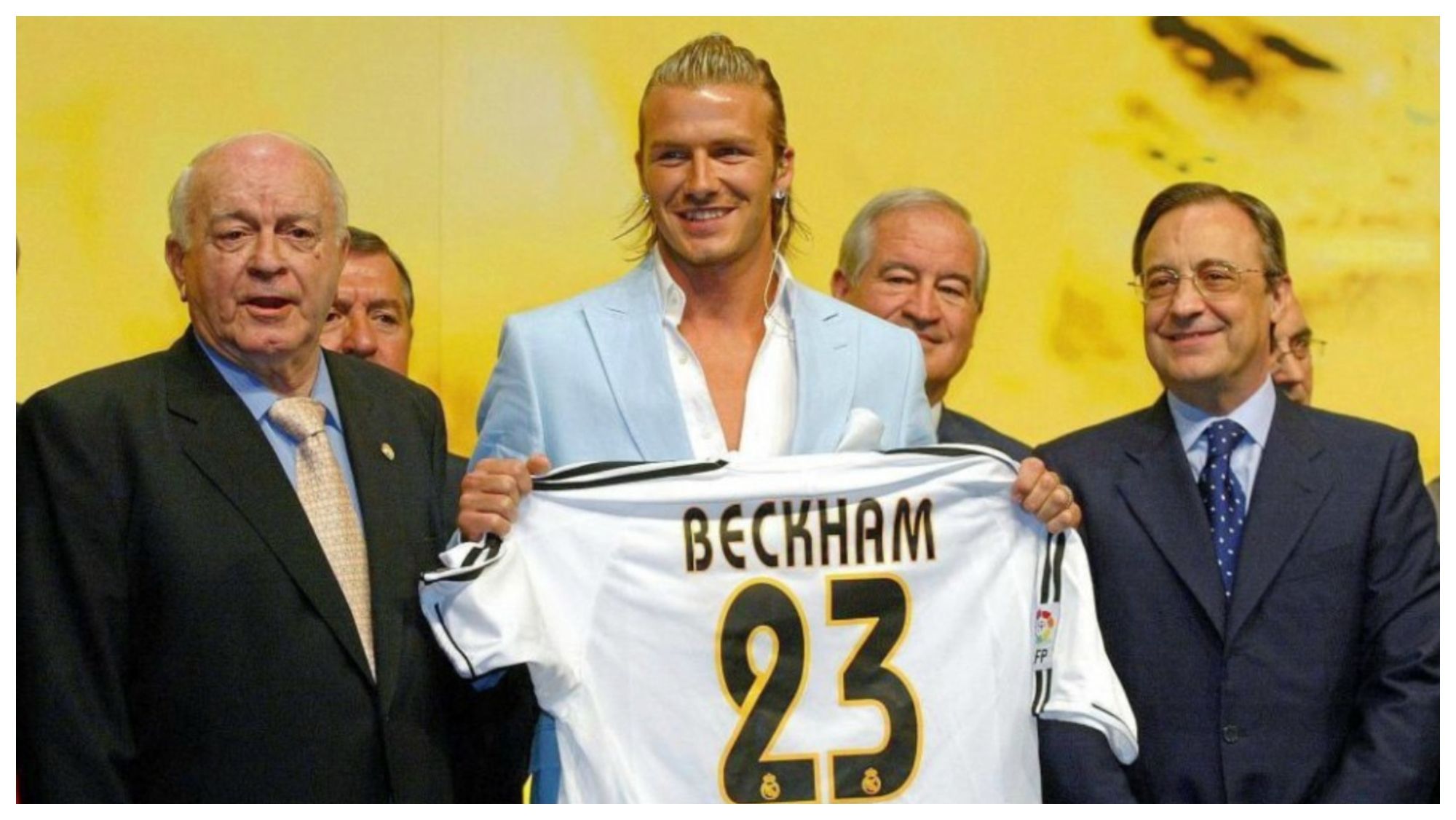 Sale a la luz 20 años después  la curiosa frase de Florentino a Beckham tras su famoso fichaje