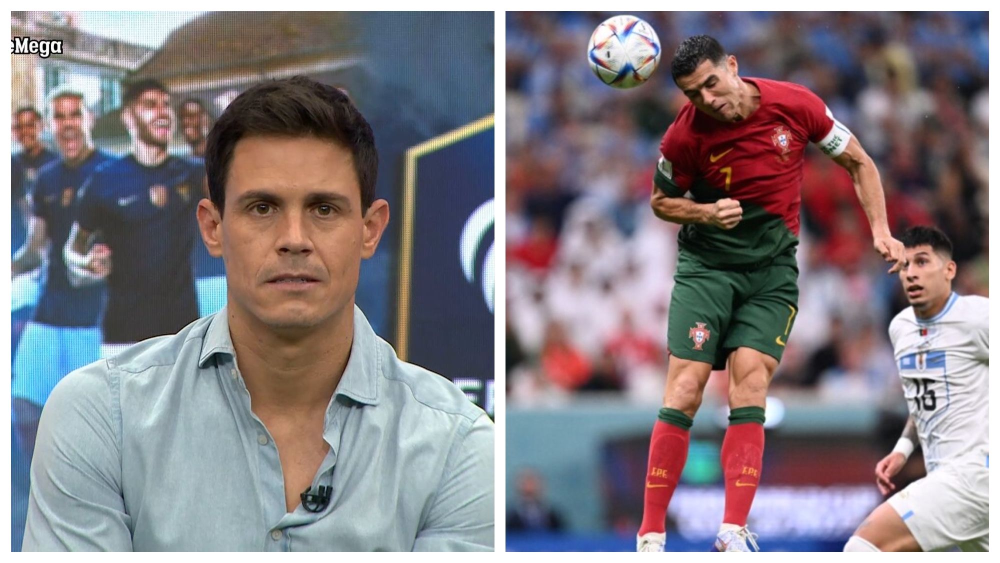 Edu Aguirre y Cristiano Ronaldo