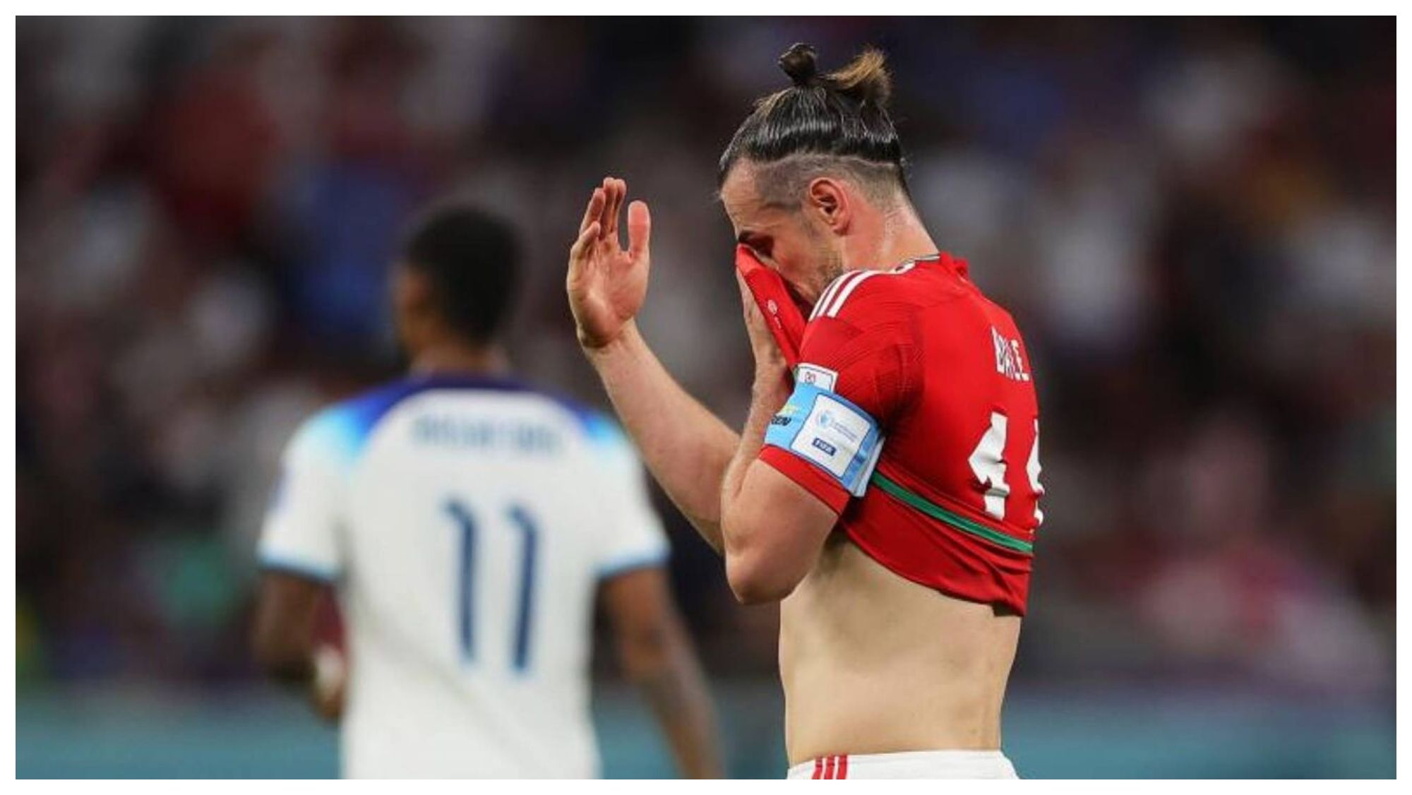 Gareth Bale con Gales / Marca