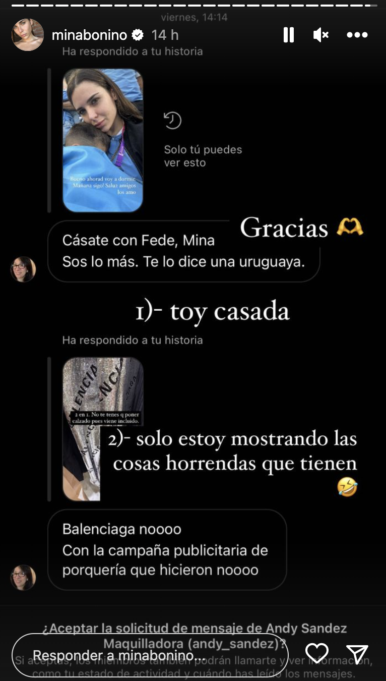 La incógnita que les dejó Mina Bonino a sus seguidores