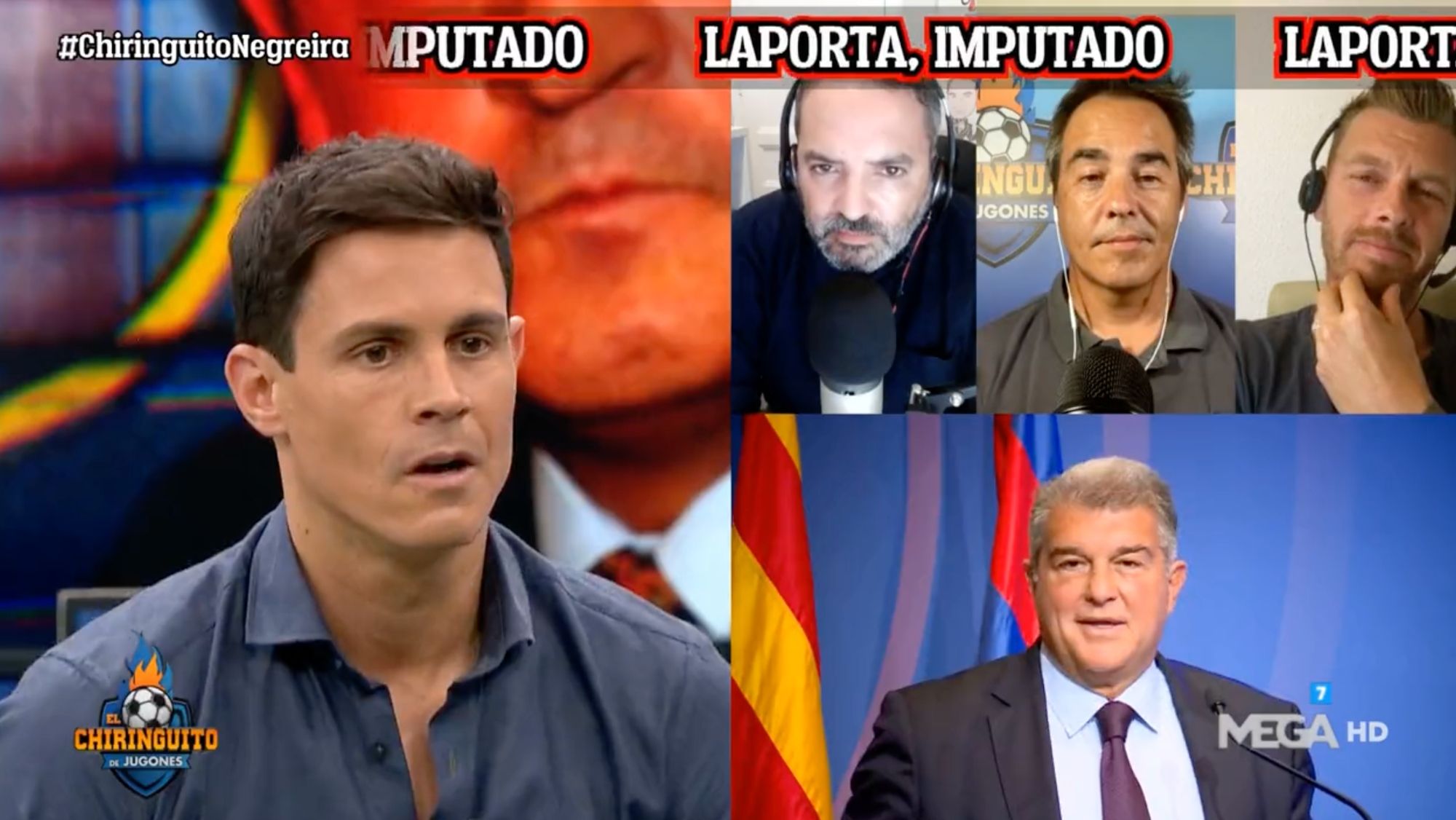 Edu Aguirre estalla contra los culés de El Chiringuito y se líale costaría el puesto a Florentino Edu Aguirre estalla contra los culés de El Chiringuito y se líale costaría el puesto a Florentino