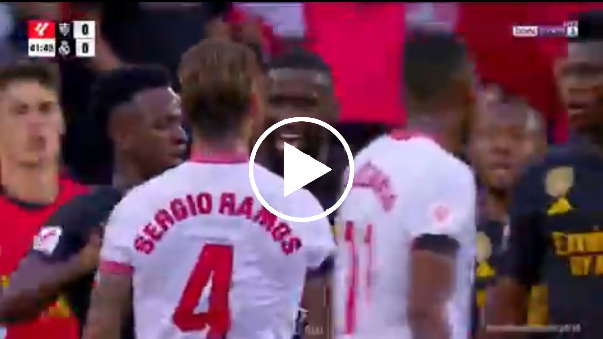 Sergio Ramos se engancha con Rüdiger: casi llegan a las manos