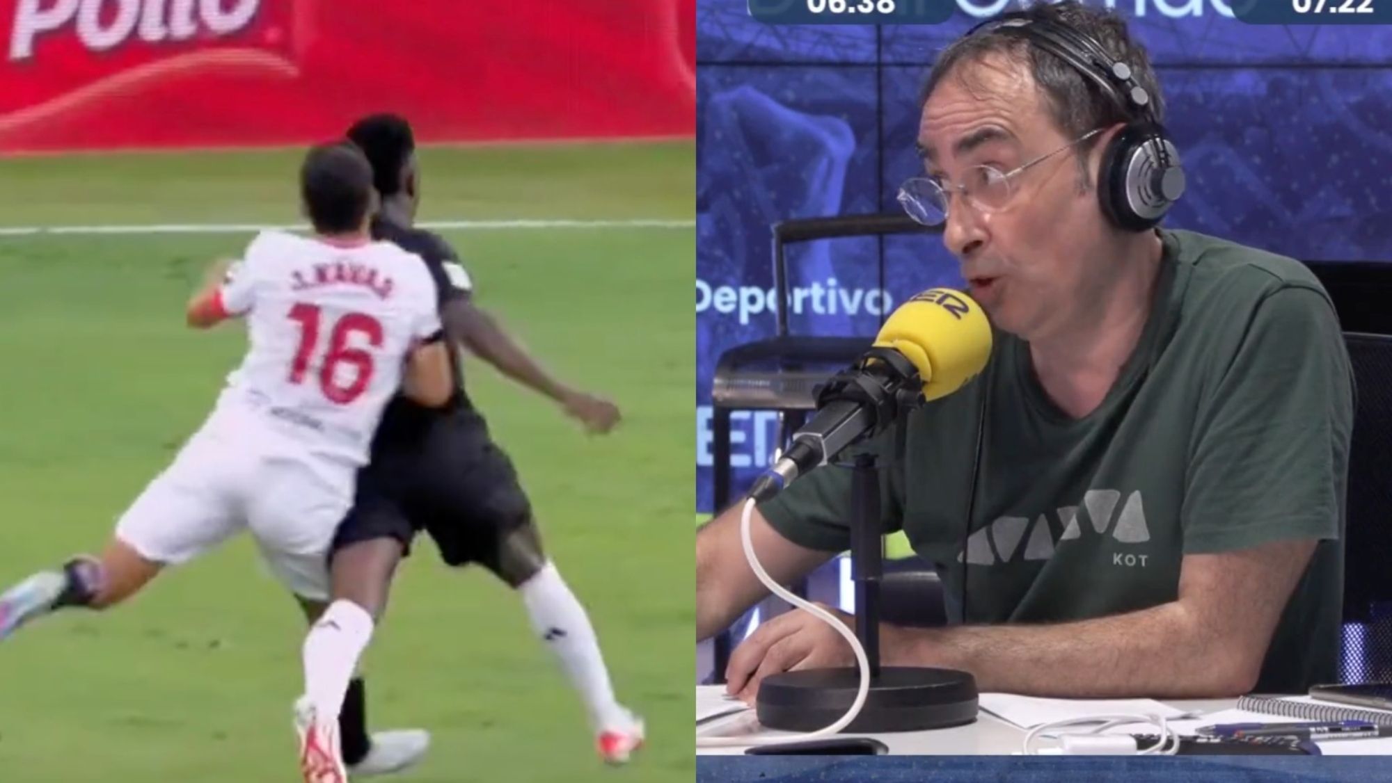 Iturralde monta un escándalo en la SER con el penalti a Vinicius“En TV…”