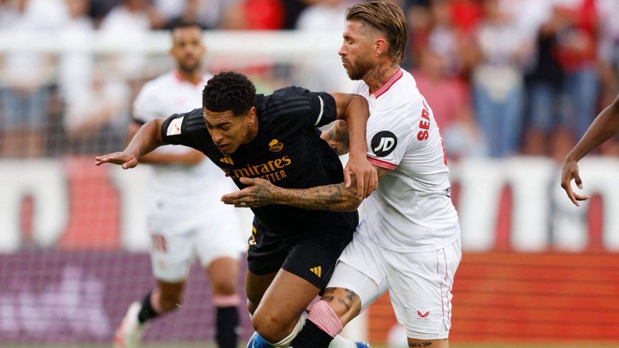 Bellingham se acuerda de Sergio Ramos en redes tras el polémico partido contra el Sevilla