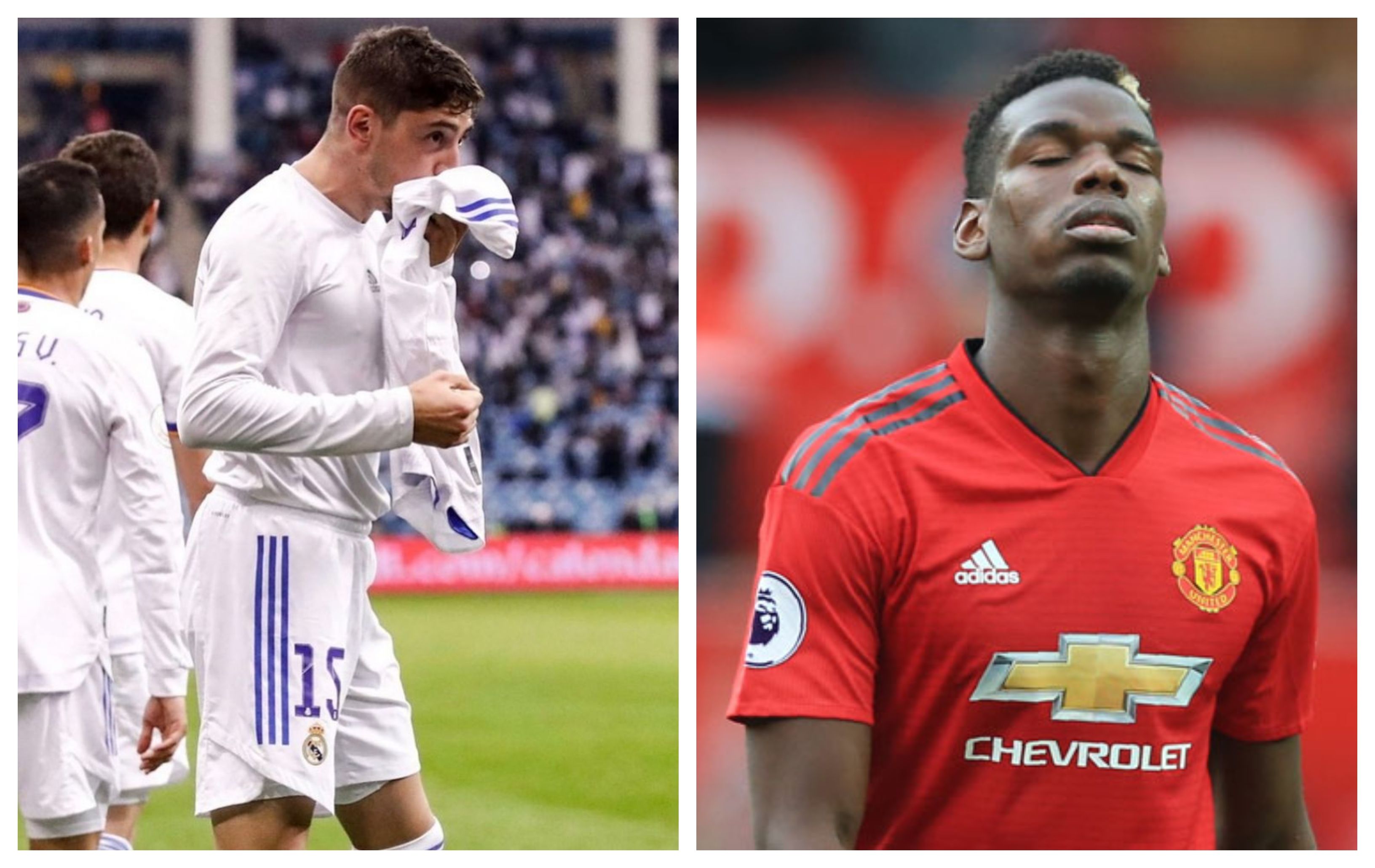 Fede Valverde y Paul Pogba
