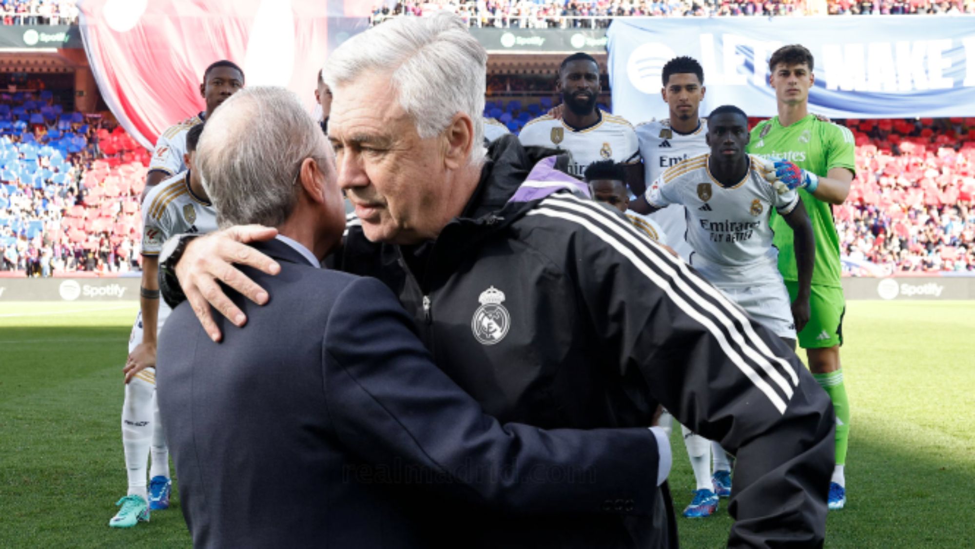 Florentino y Ancelotti